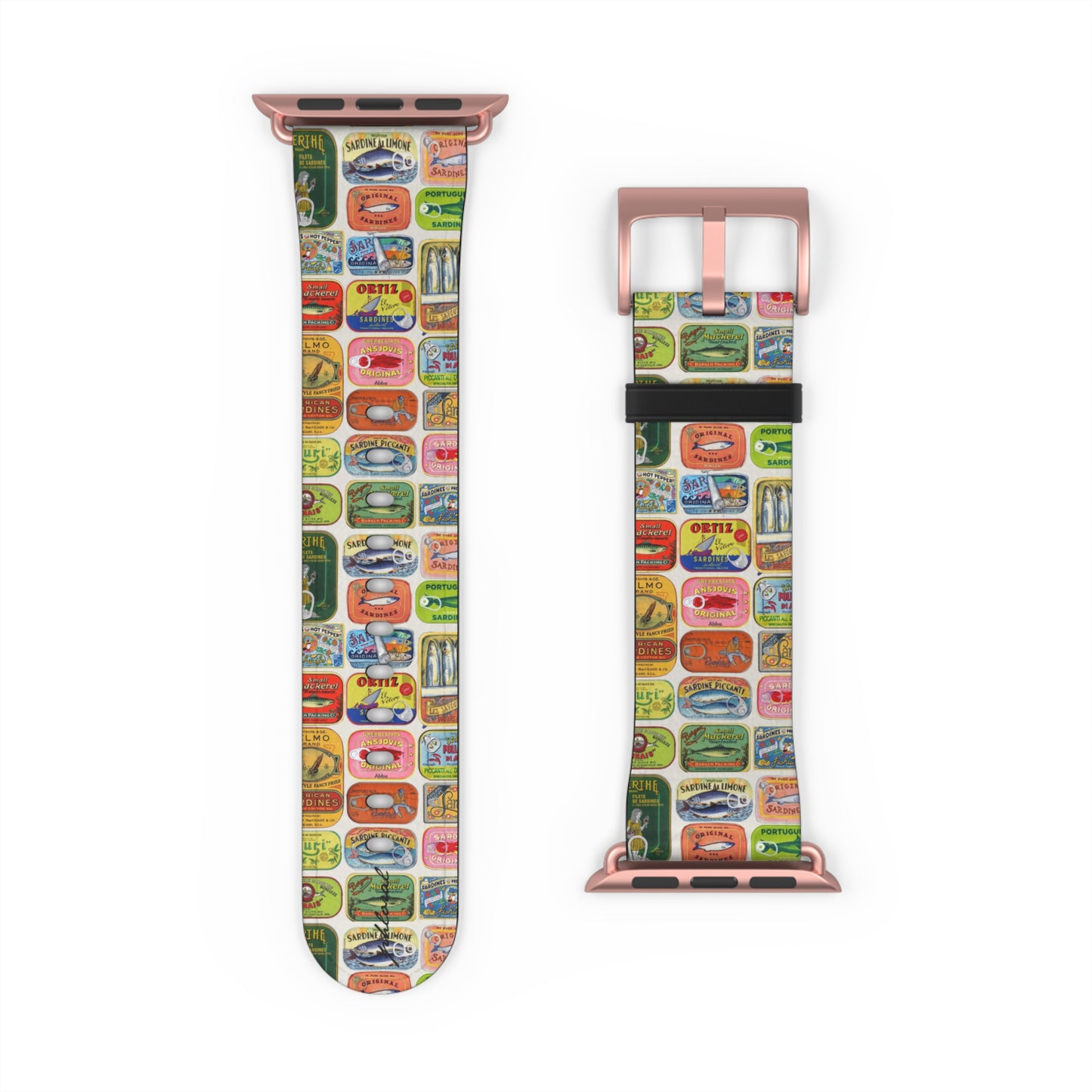 Retro Pantry Apple Watch band miniature Cold Drinks badge detail