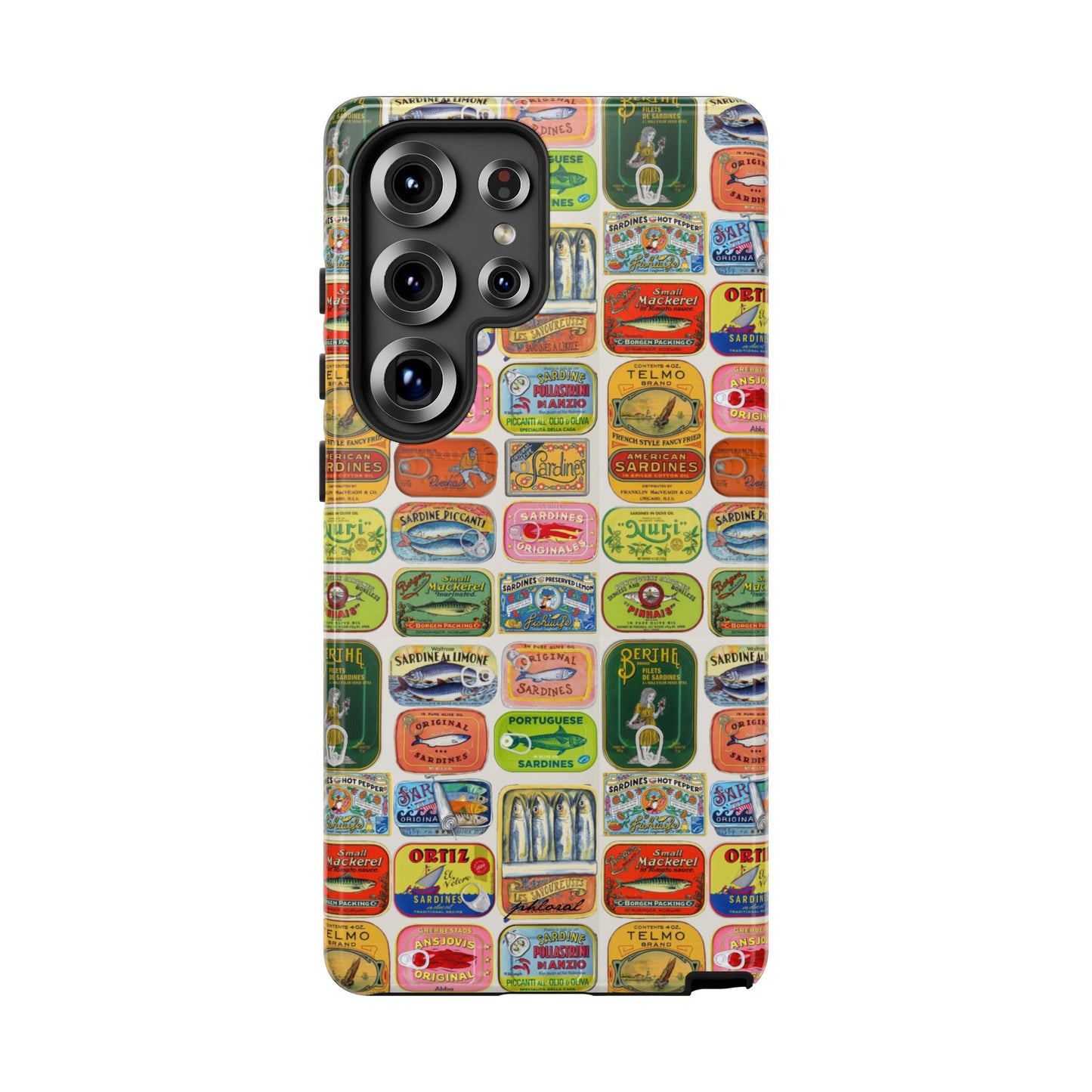 Retro Pantry phone case dual-layer protection side profile