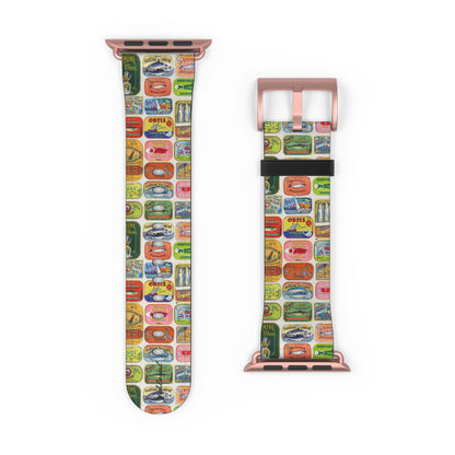 Retro Pantry Apple Watch band miniature Cold Drinks badge detail