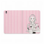Striped Tablet Folio Case — Retro Earthtone Stripes