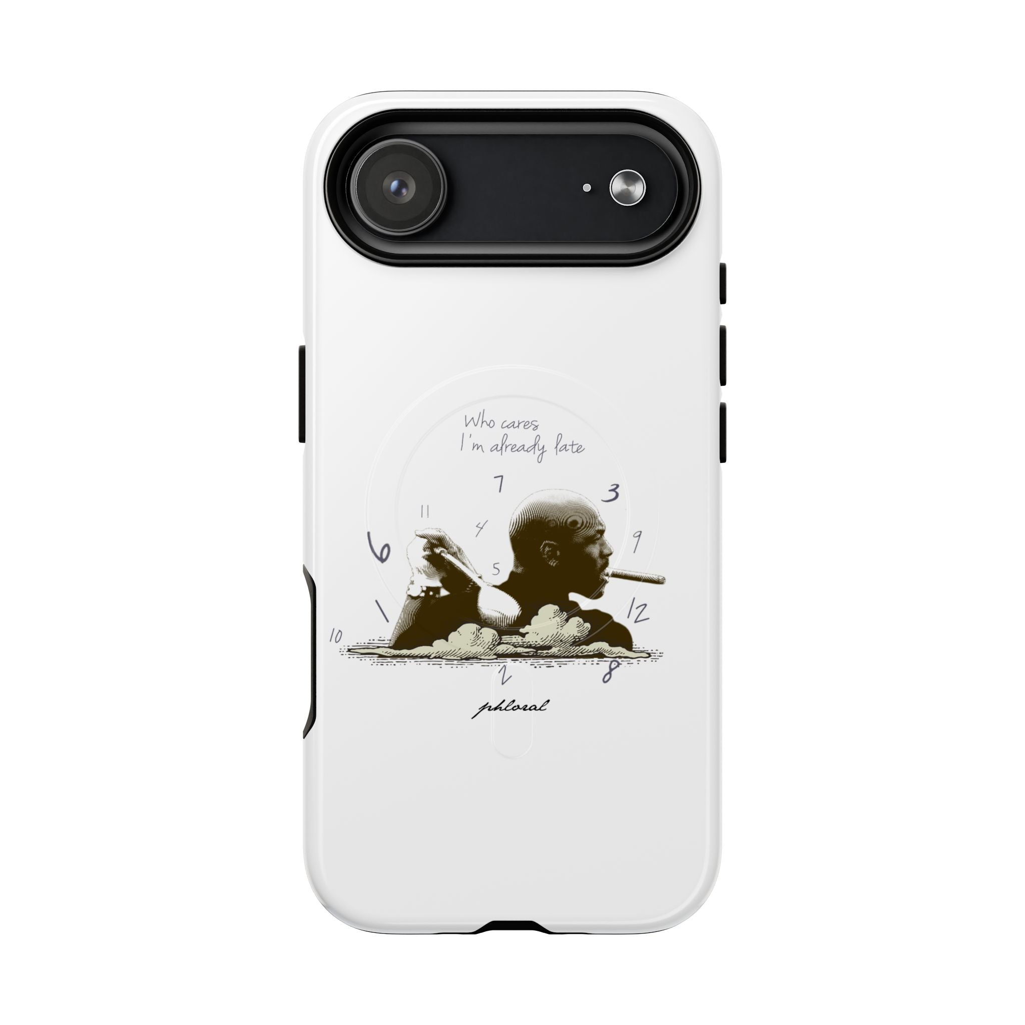 Timeless Rebellion MagSafe iPhone case slim side profile