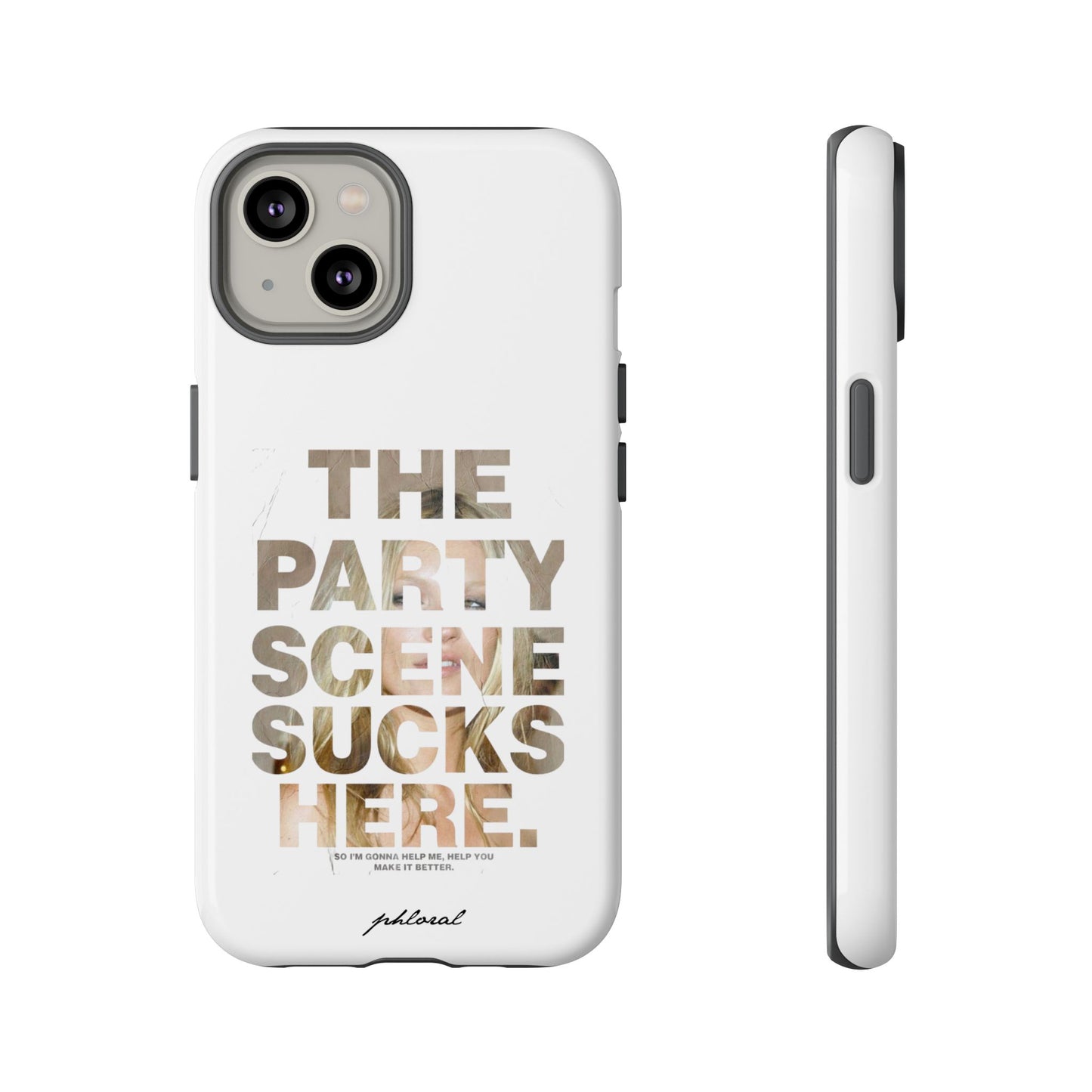 "the party sucks here"