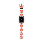 Phloral Apple Watch band rose-gold deployant clasp detail