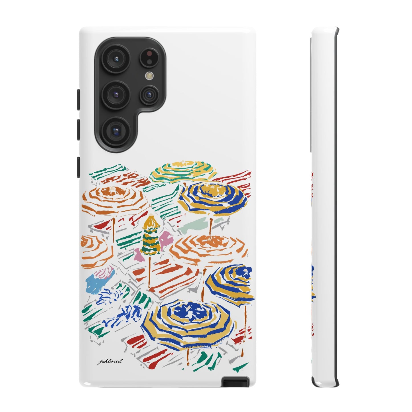 Coastal Carousel phone case beach-inspired design