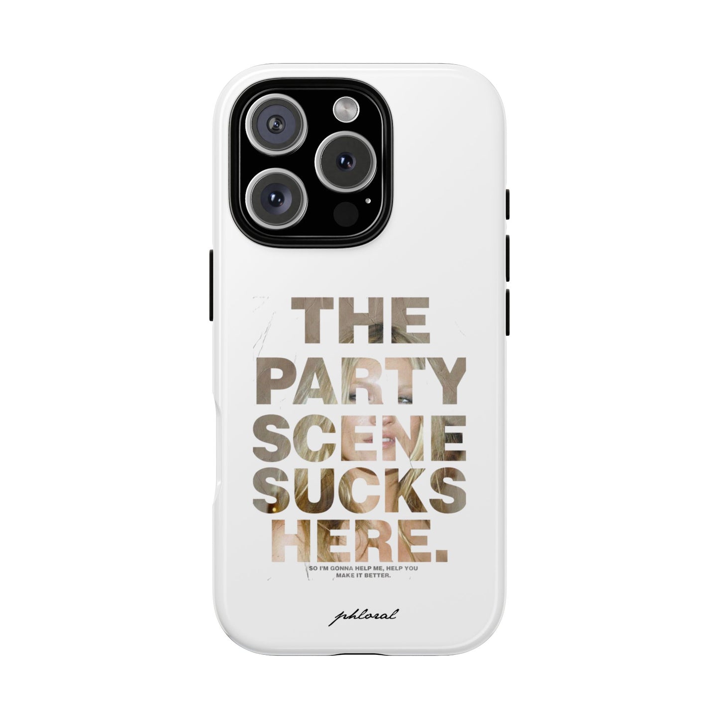 "the party sucks here"
