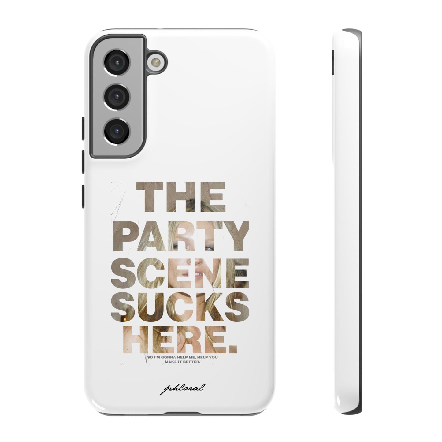 "the party sucks here"