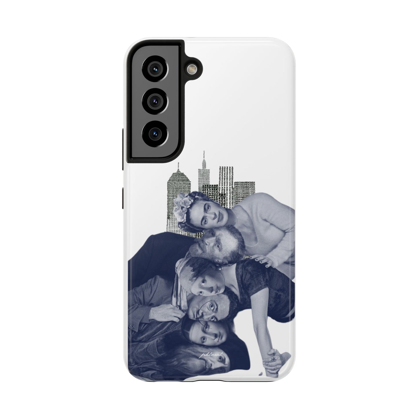 Cityscape phonecase fingerprint-resistant