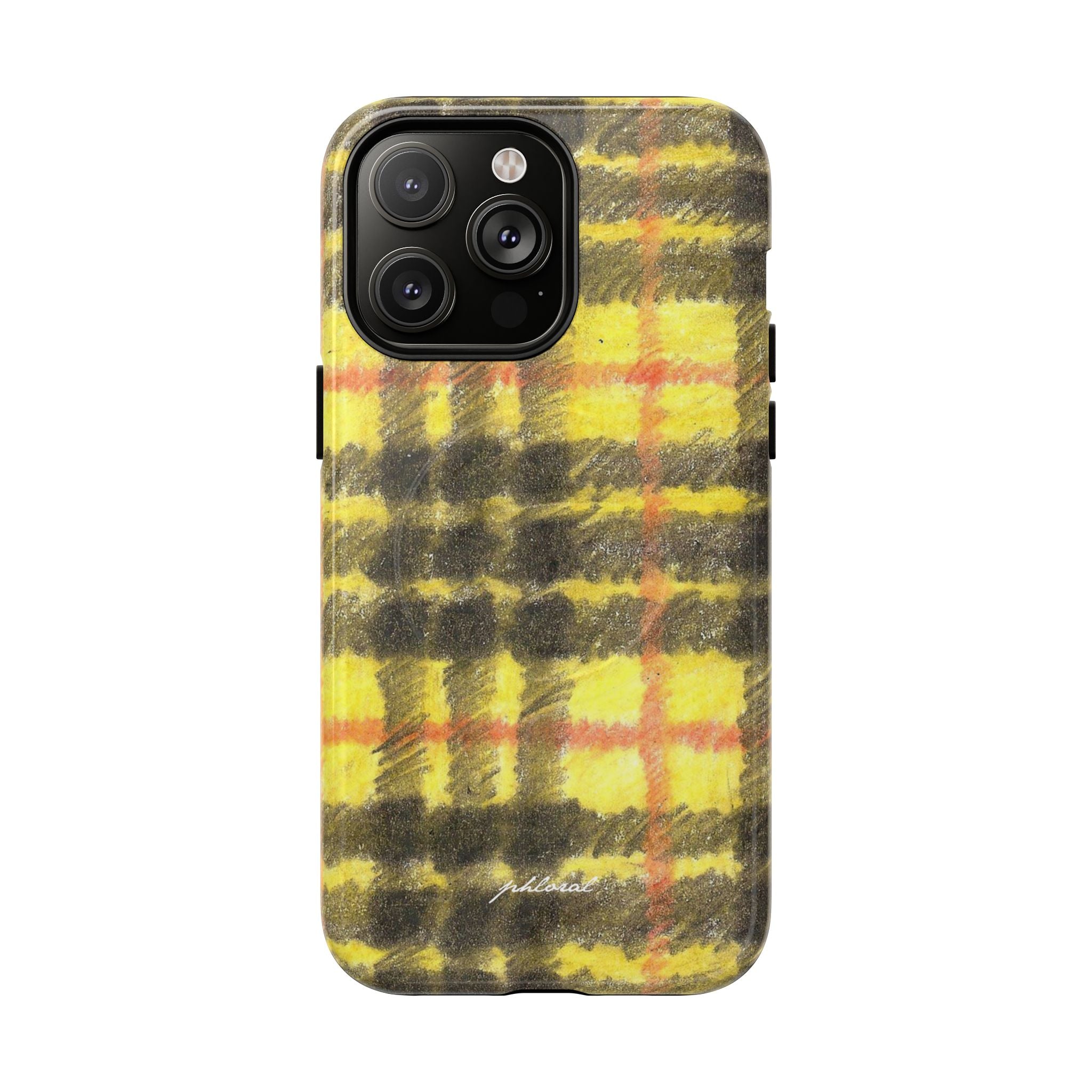 Plaid MagSafe case front view