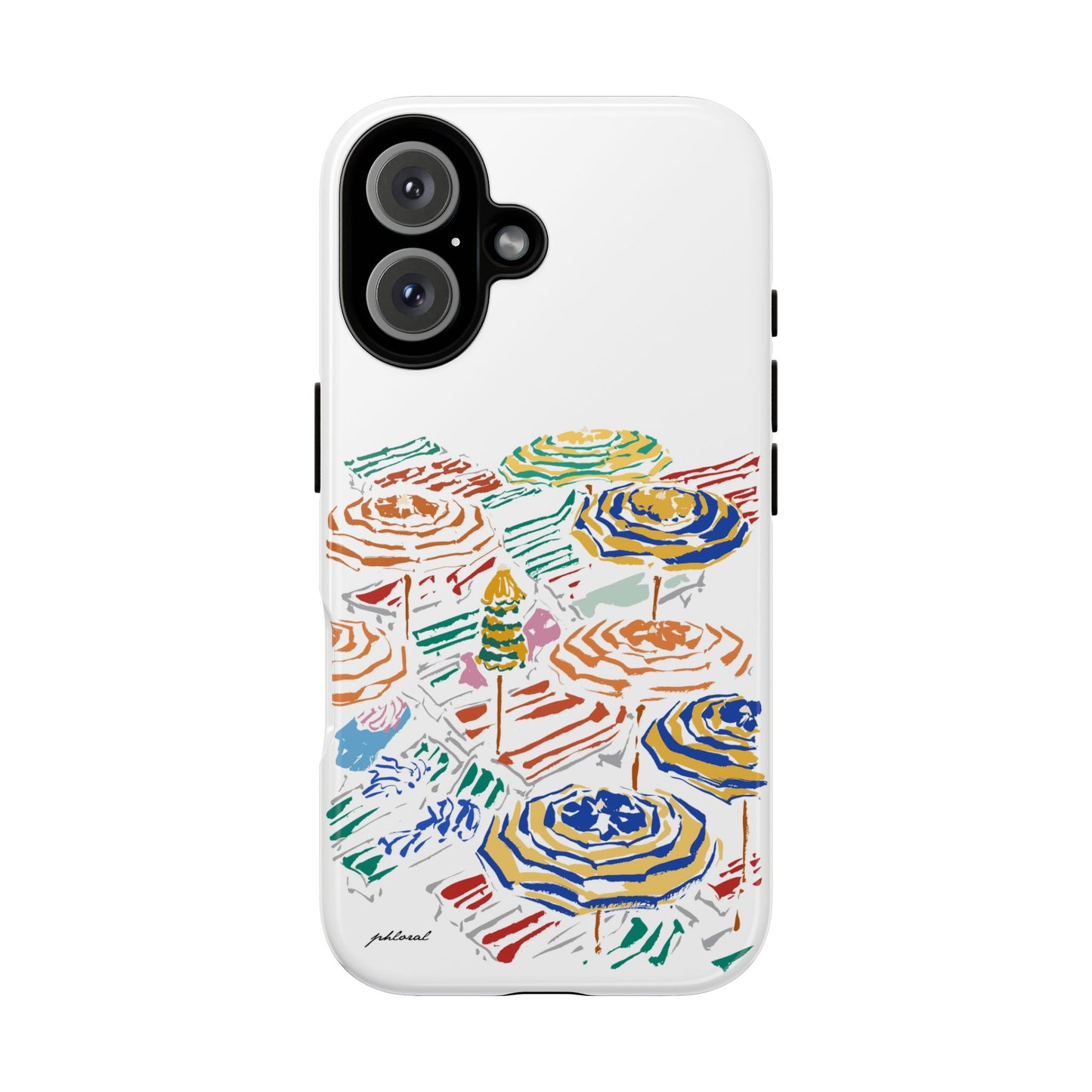 Coastal Carousel phone case beach-inspired design