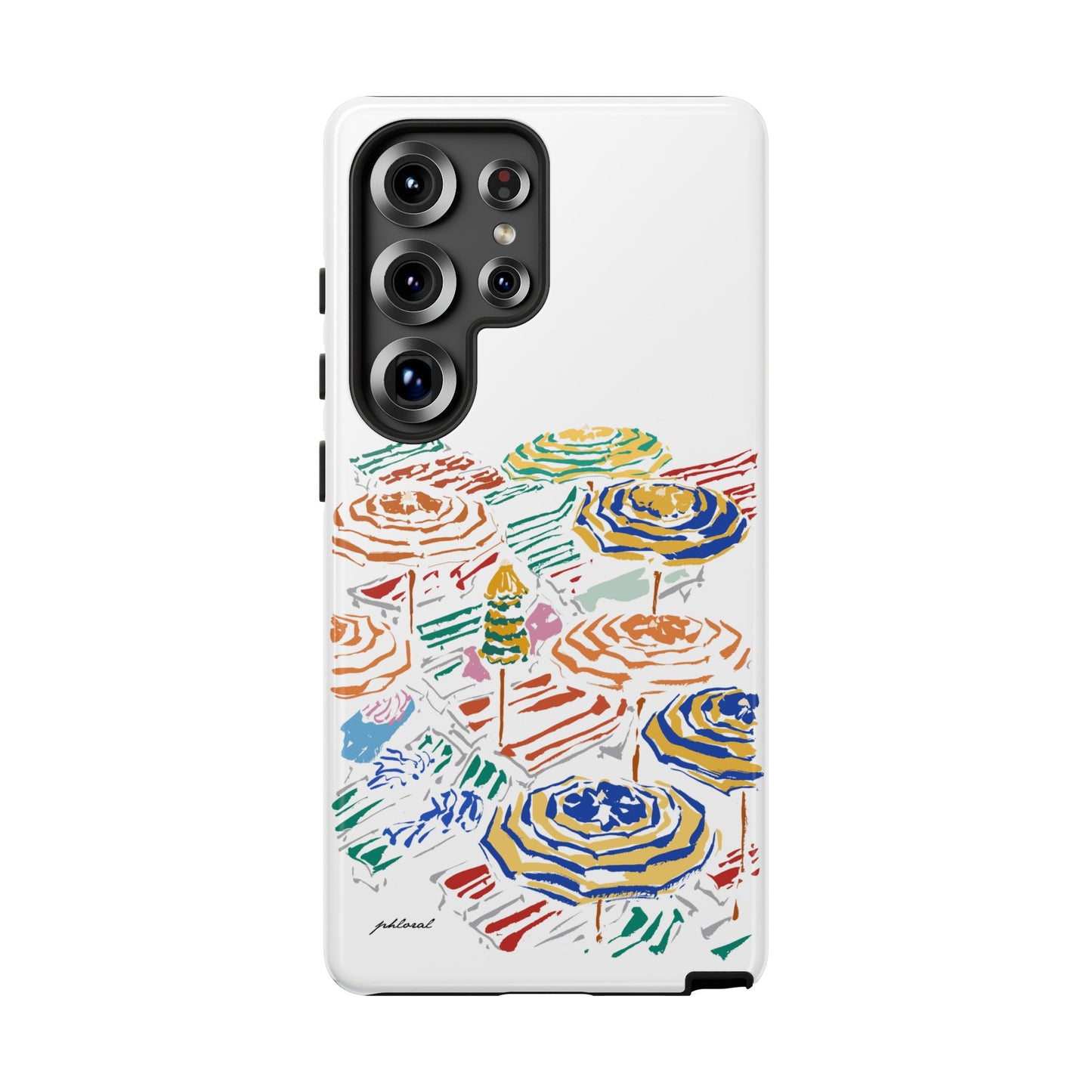 Coastal Carousel phone case beach-inspired design