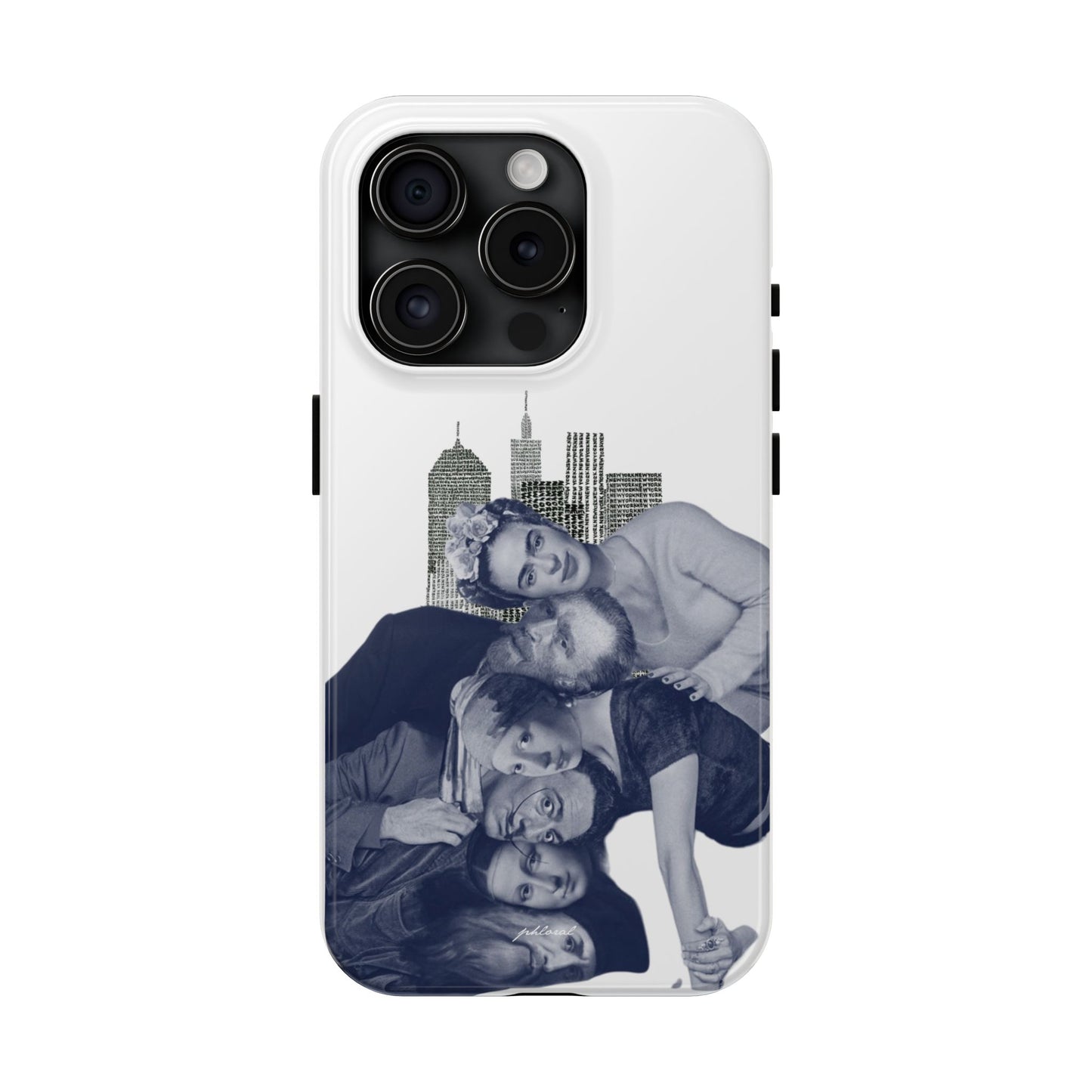 Cityscape phonecase fingerprint-resistant