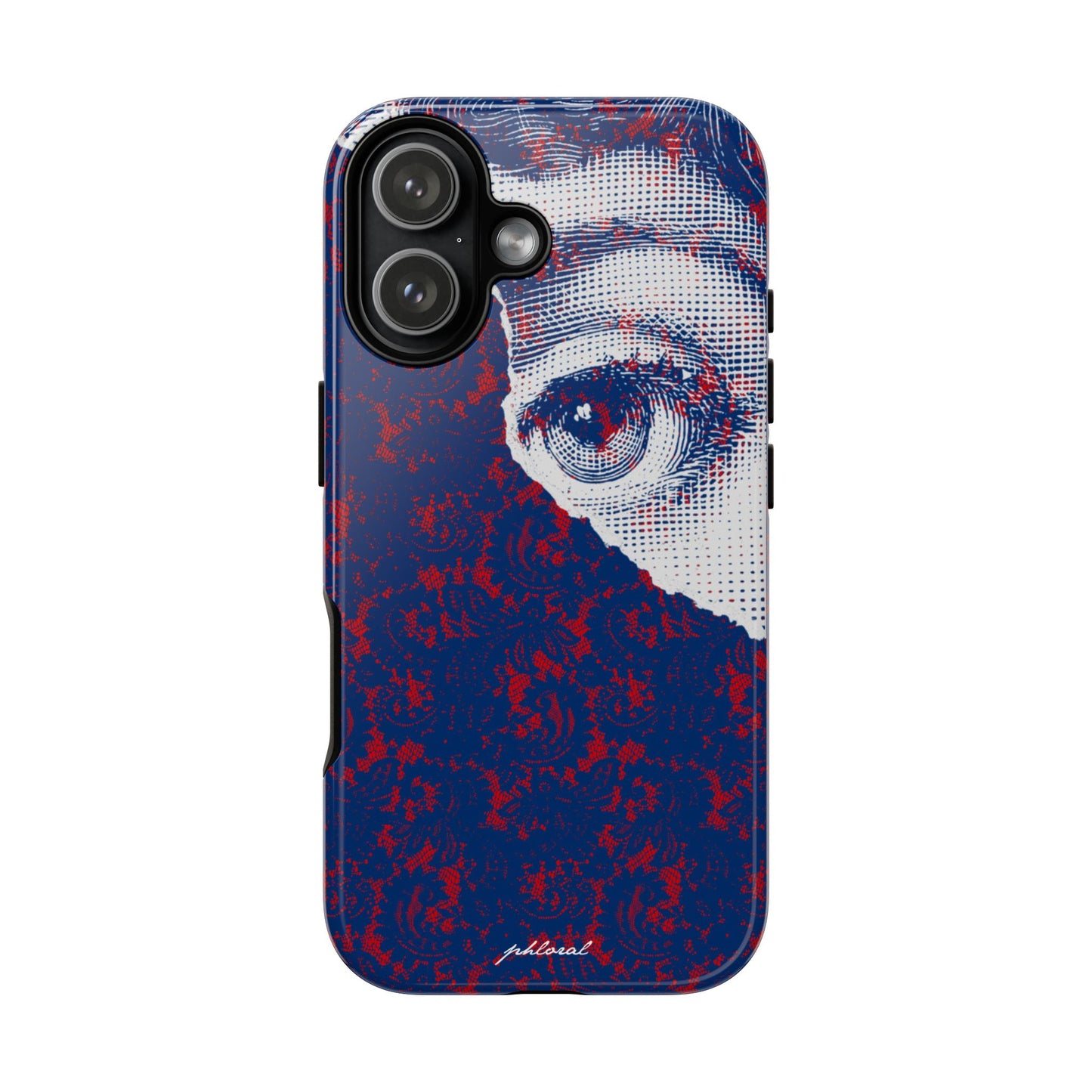Laced Eye phonecase on smartphone