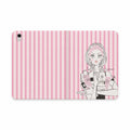 Striped Tablet Folio Case — Retro Earthtone Stripes