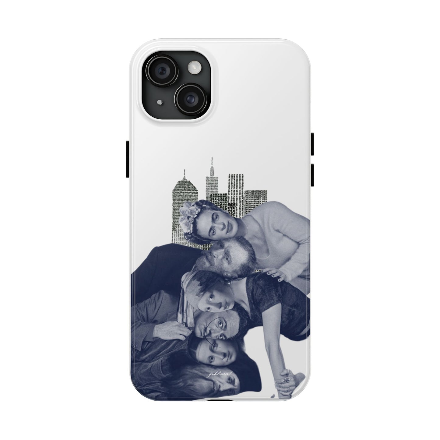 Cityscape phonecase fingerprint-resistant