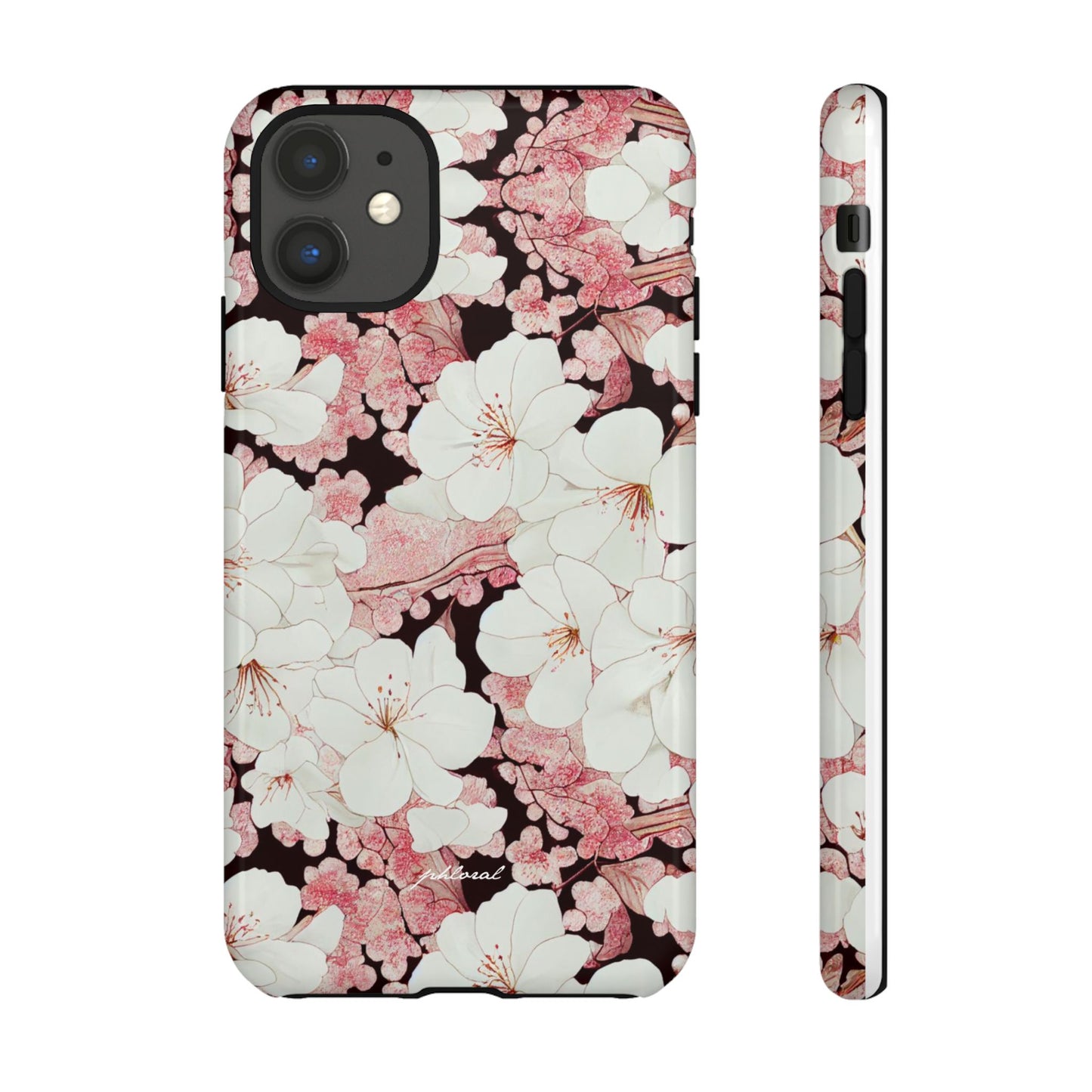 Florere phone case 3D layered eternal bloom close-up detail