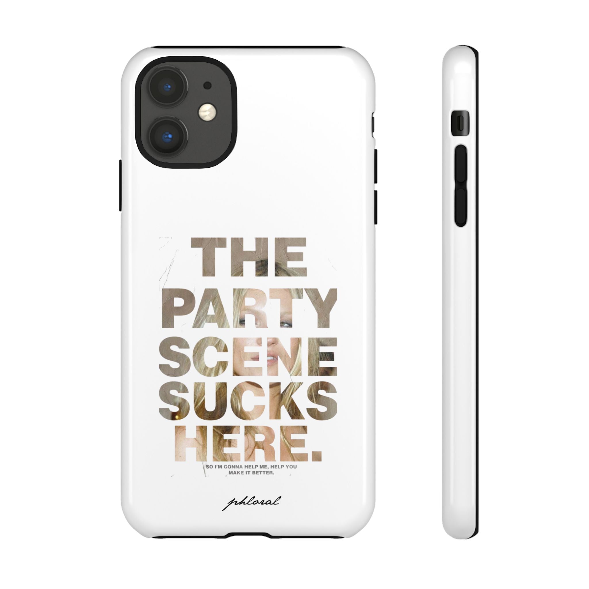 "the party sucks here"