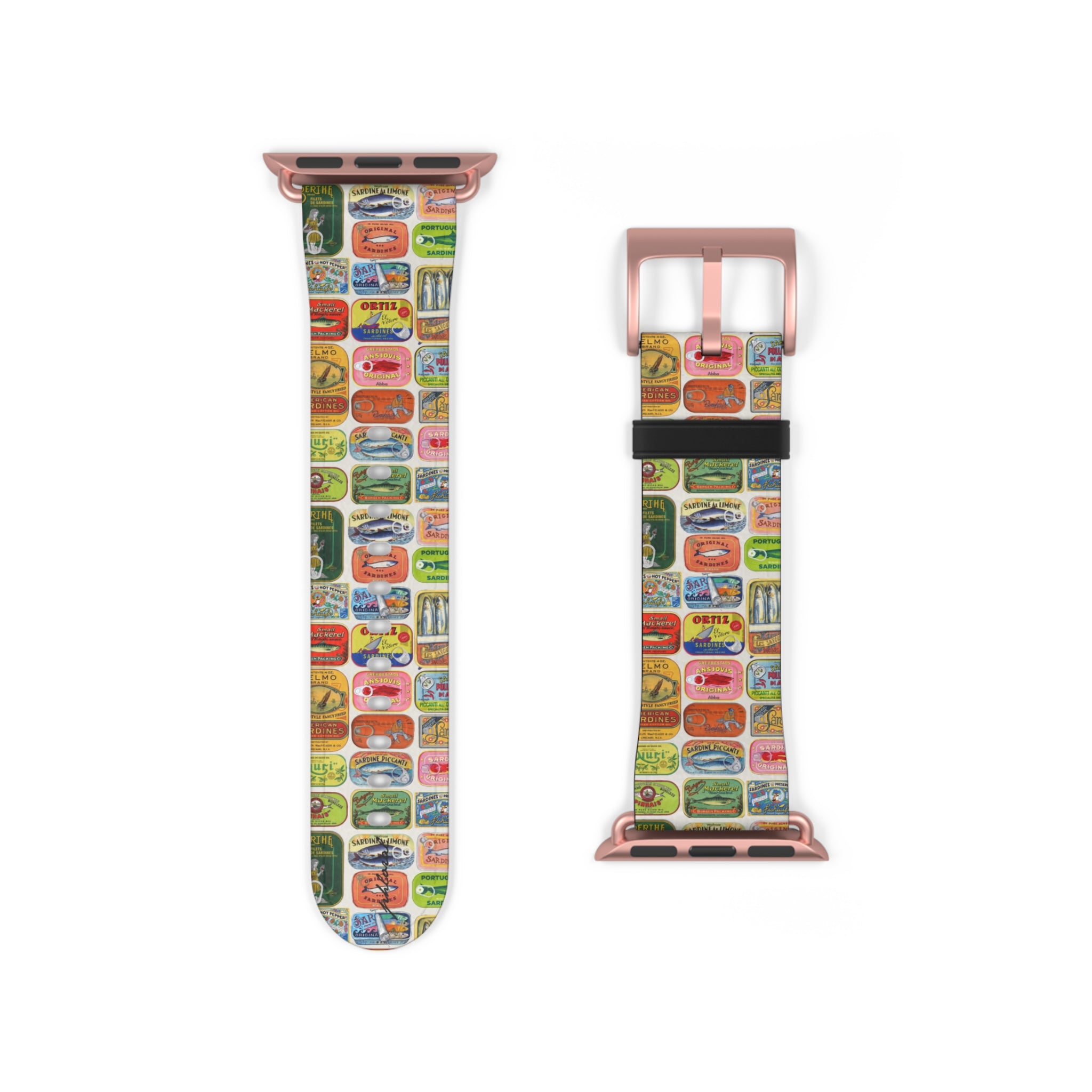 Retro Pantry Apple Watch band miniature Cold Drinks badge detail