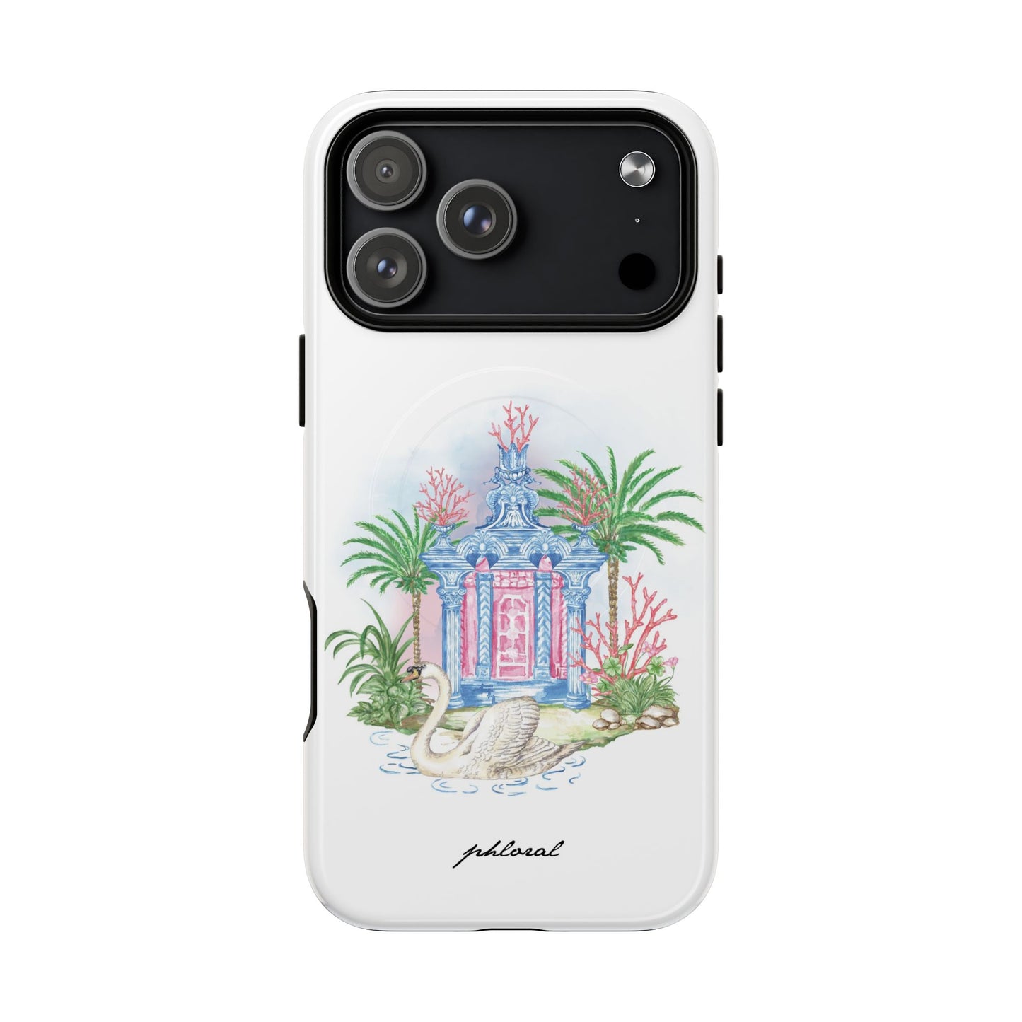 Swan Pavilion MagSafe case soft-touch grip