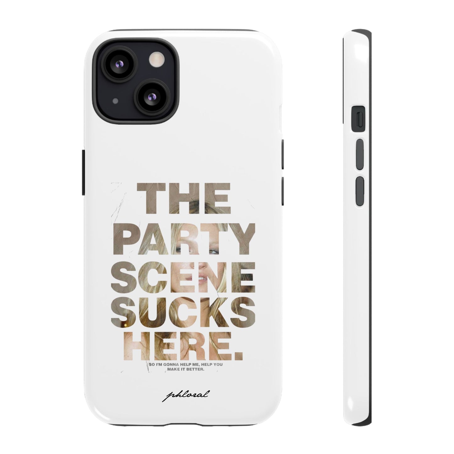 "the party sucks here"