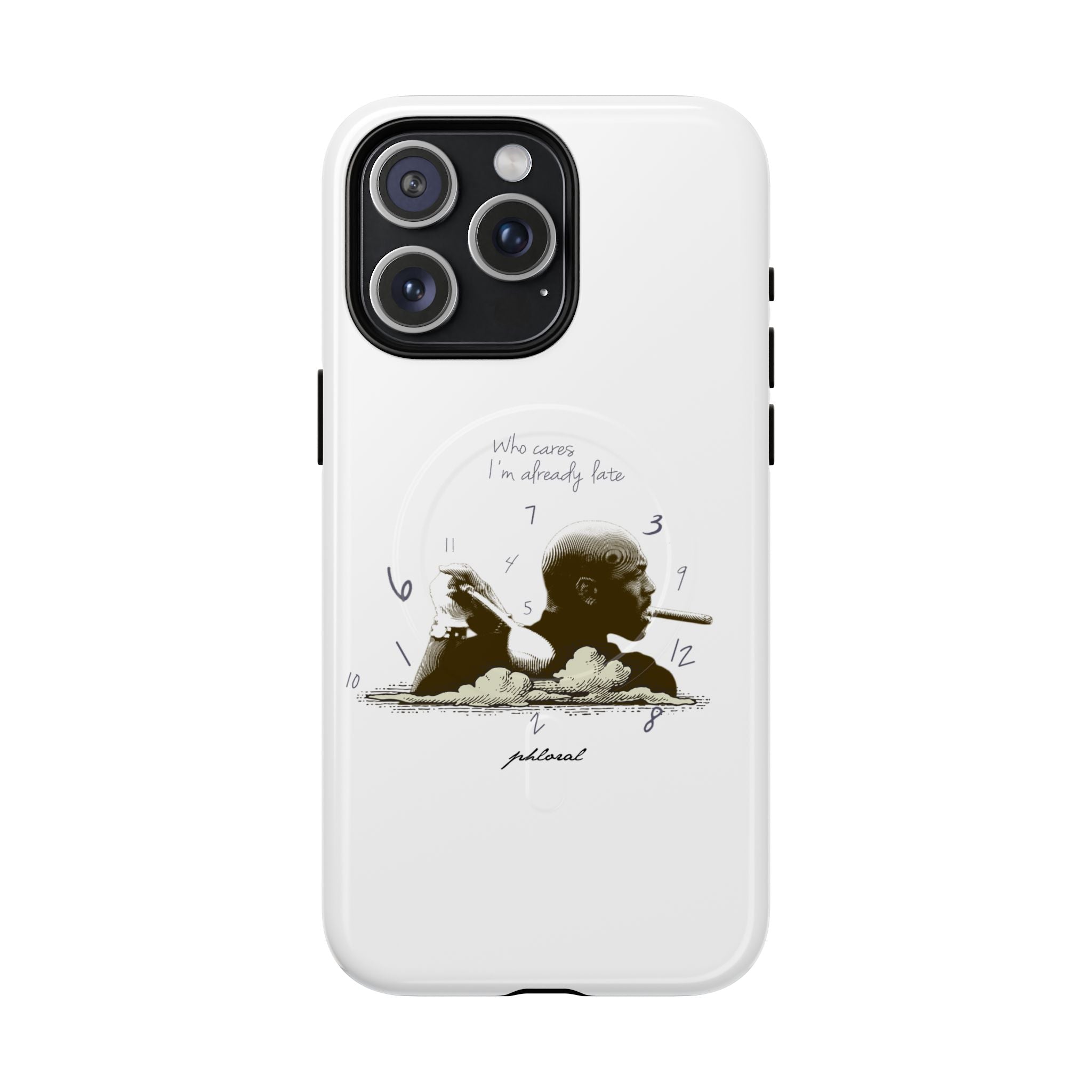 Timeless Rebellion MagSafe iPhone case slim side profile