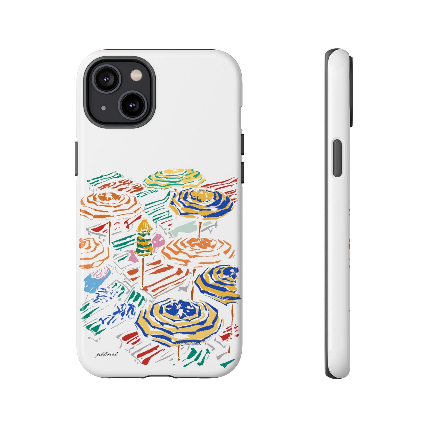 Coastal Carousel phone case beach-inspired design