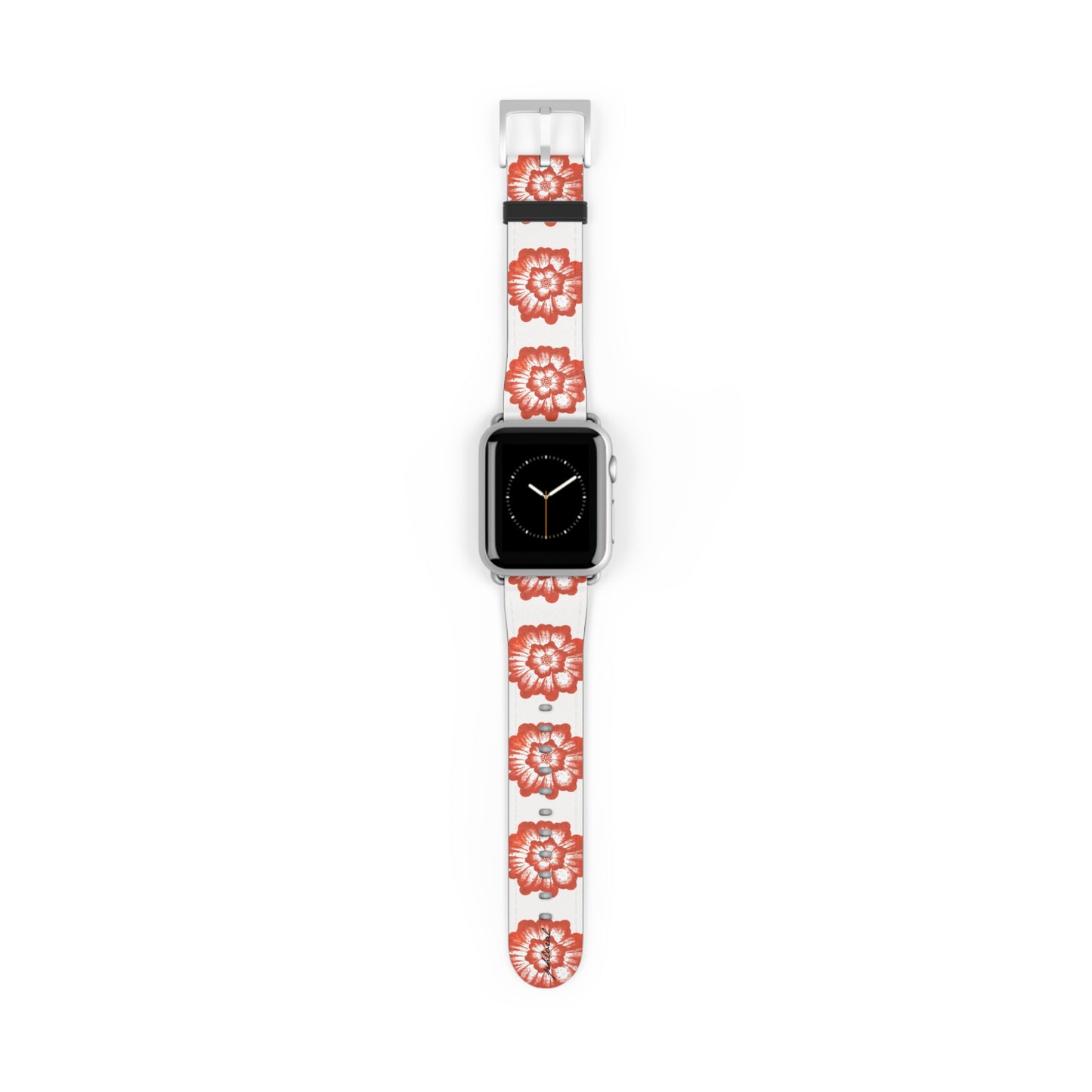 Phloral Apple Watch band rose-gold deployant clasp detail
