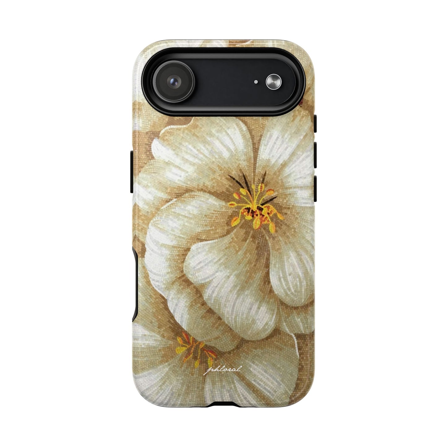 Golden Bloom Magsafe iPhone case premium gold finish texture