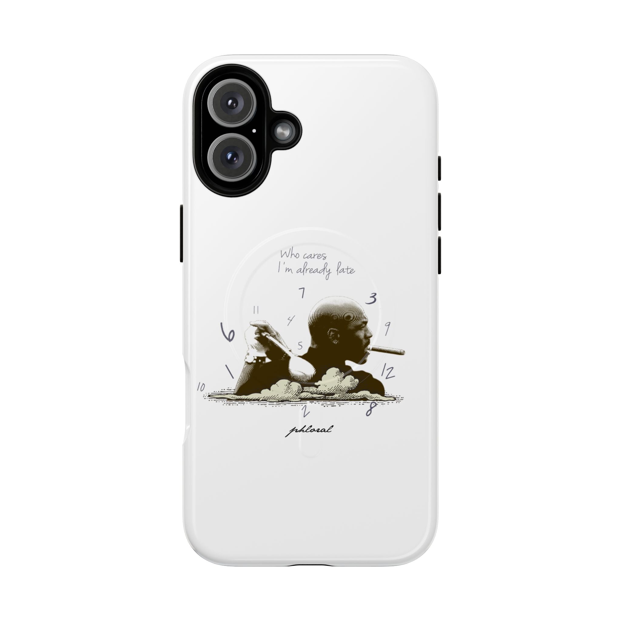 Timeless Rebellion MagSafe iPhone case slim side profile