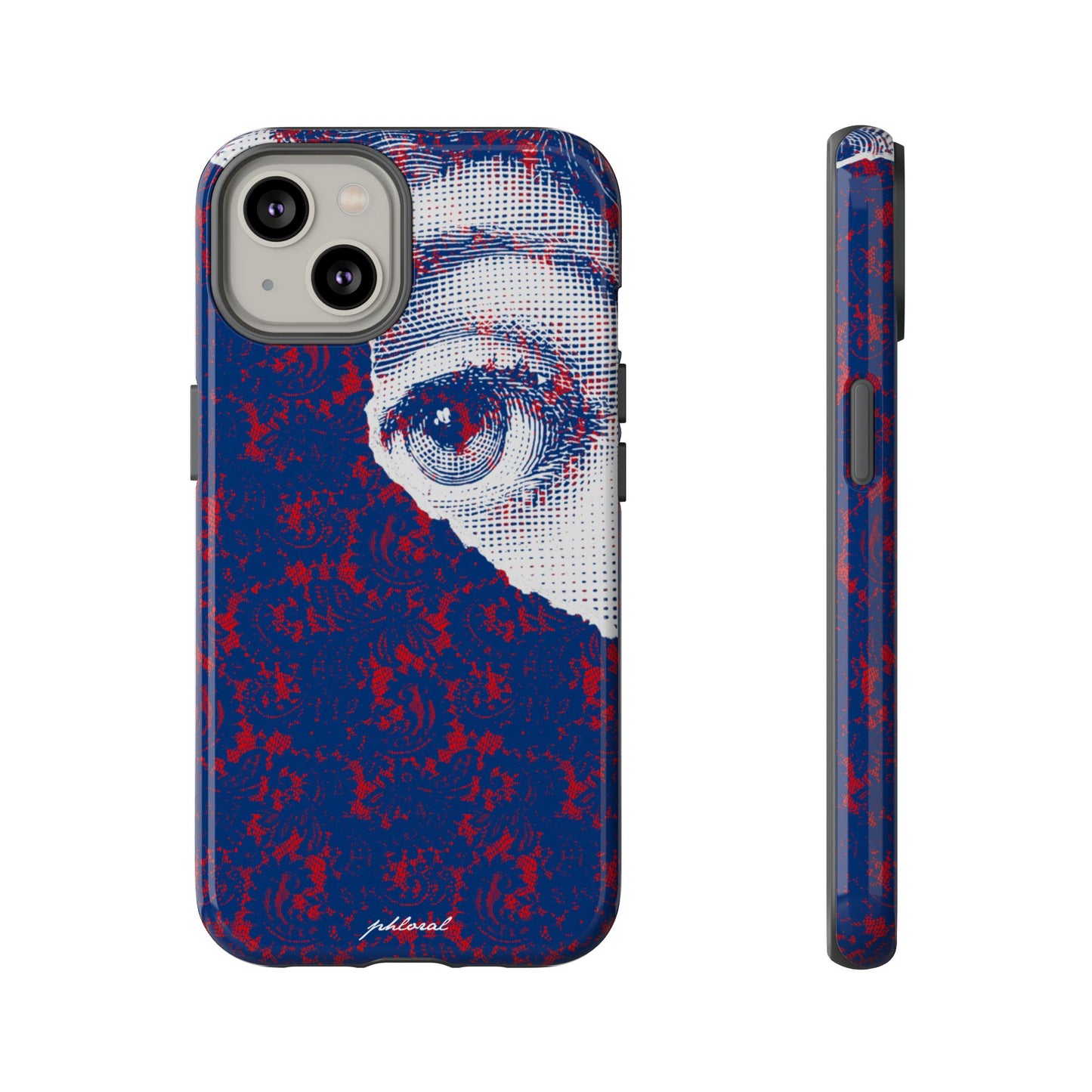 Laced Eye phonecase on smartphone