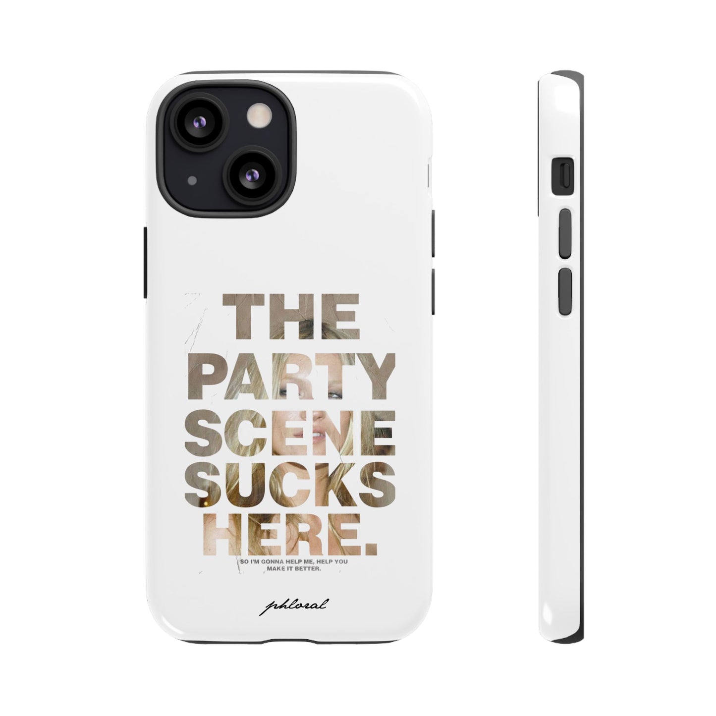 "the party sucks here"