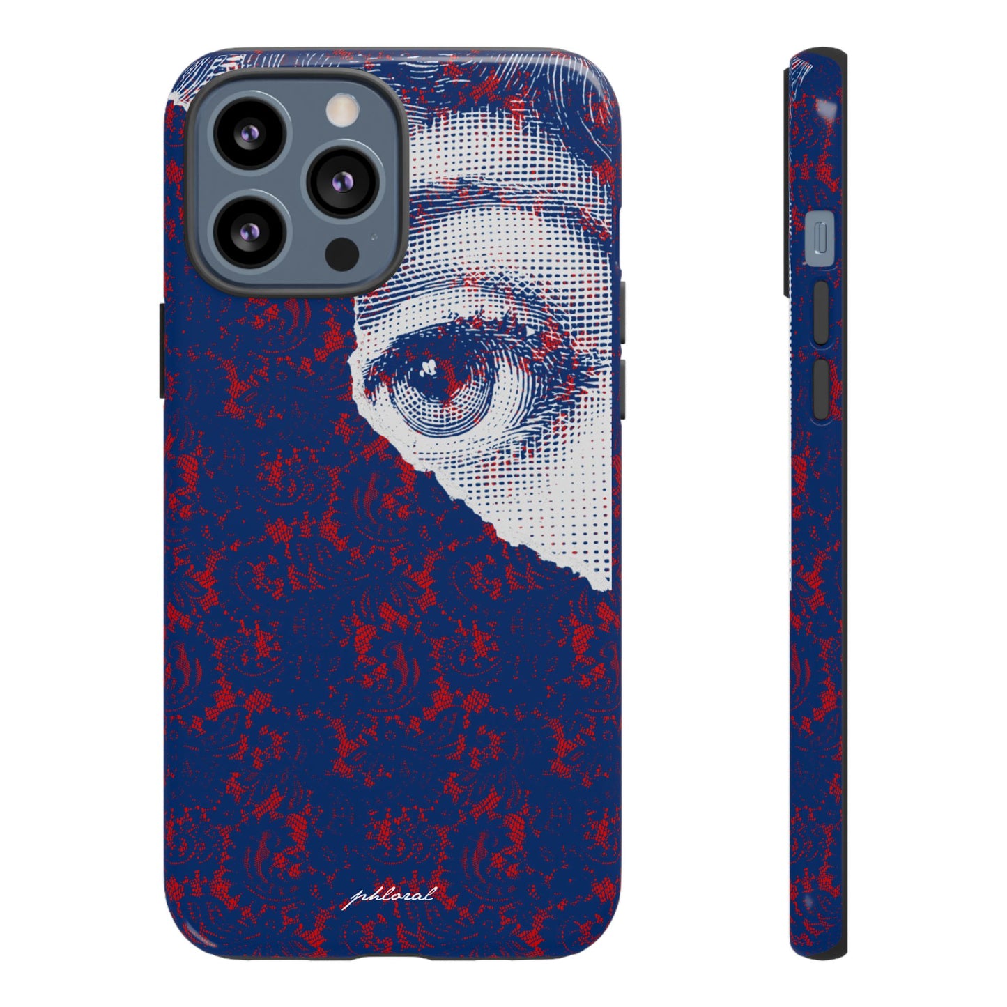 Laced Eye phonecase on smartphone
