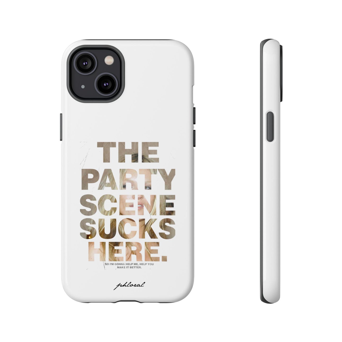 "the party sucks here"
