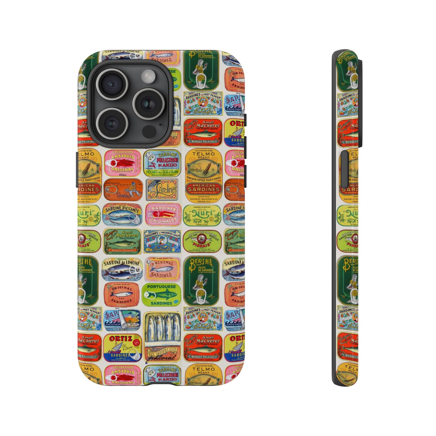 Retro Pantry phone case dual-layer protection side profile