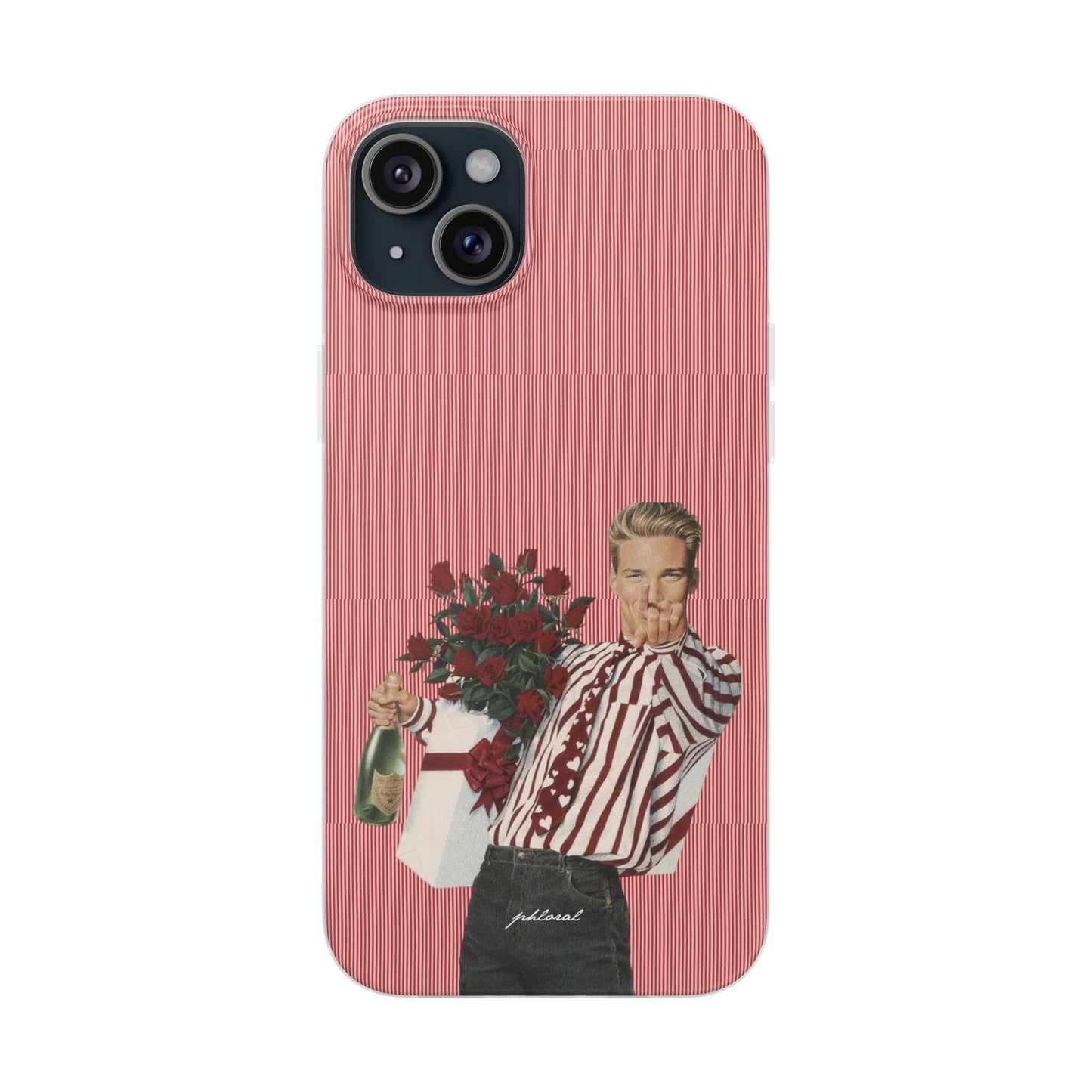 Lifestyle image of Heartthrob accessory charging iPhone