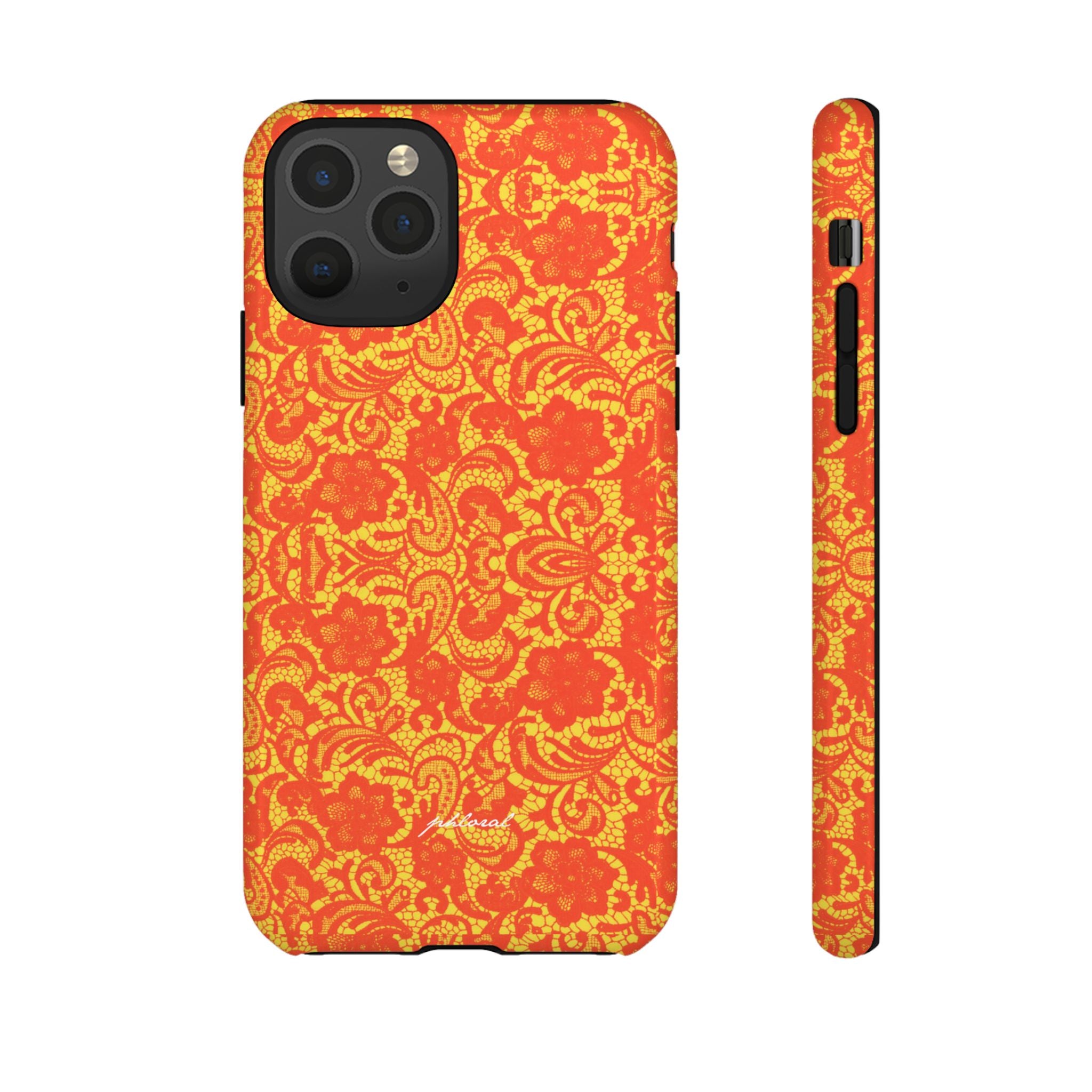 YSL phone case Amber Lace liquid topaz shine in natural light