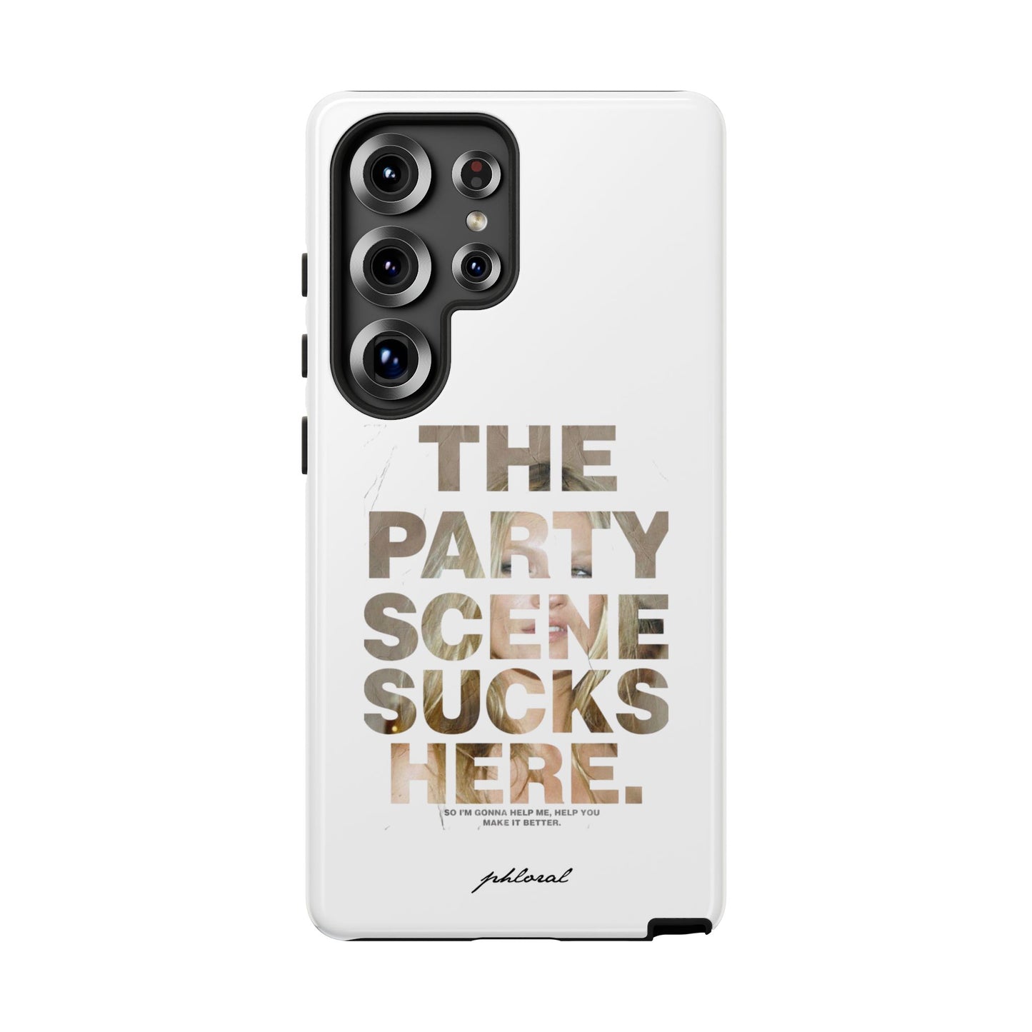 "the party sucks here"