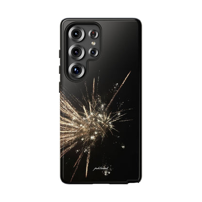 Glintfall phone case precision camera island in glittering waterfall design