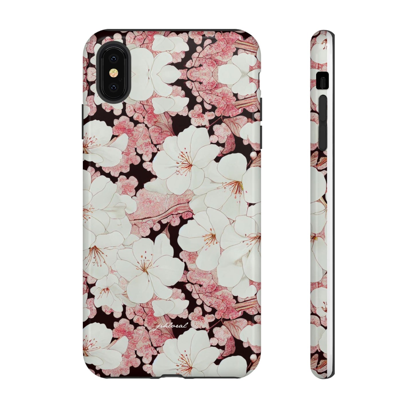 Florere phone case 3D layered eternal bloom close-up detail