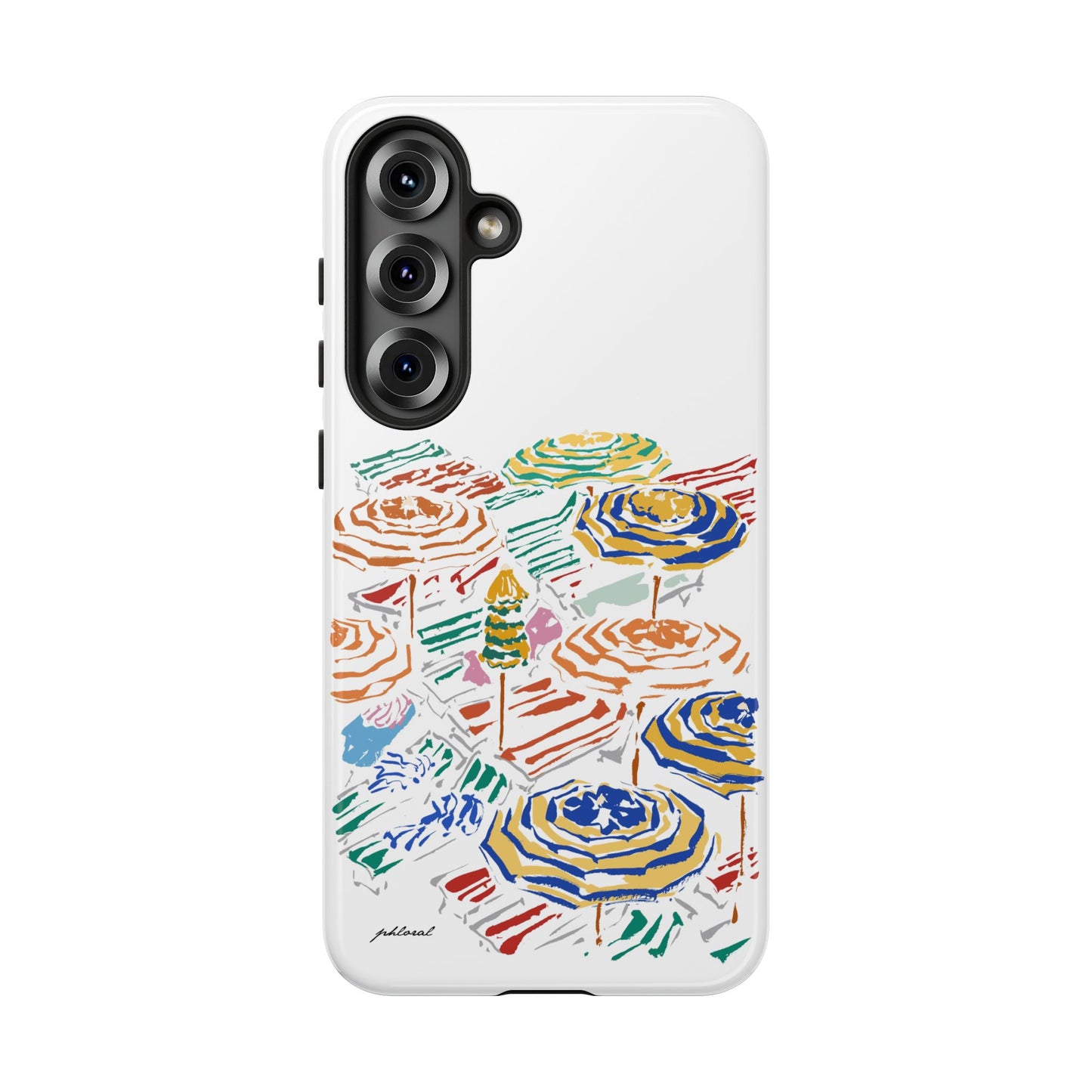 Coastal Carousel phone case beach-inspired design