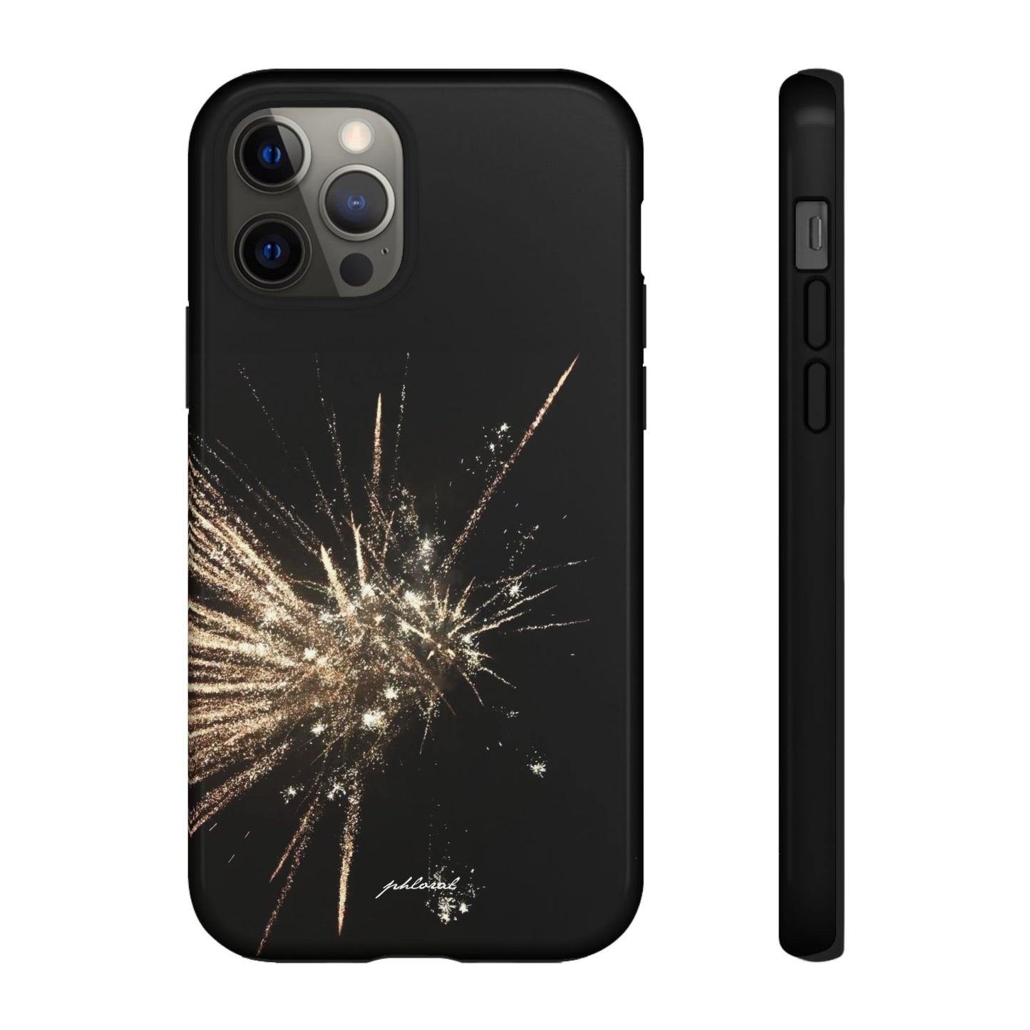 Glintfall phone case precision camera island in glittering waterfall design