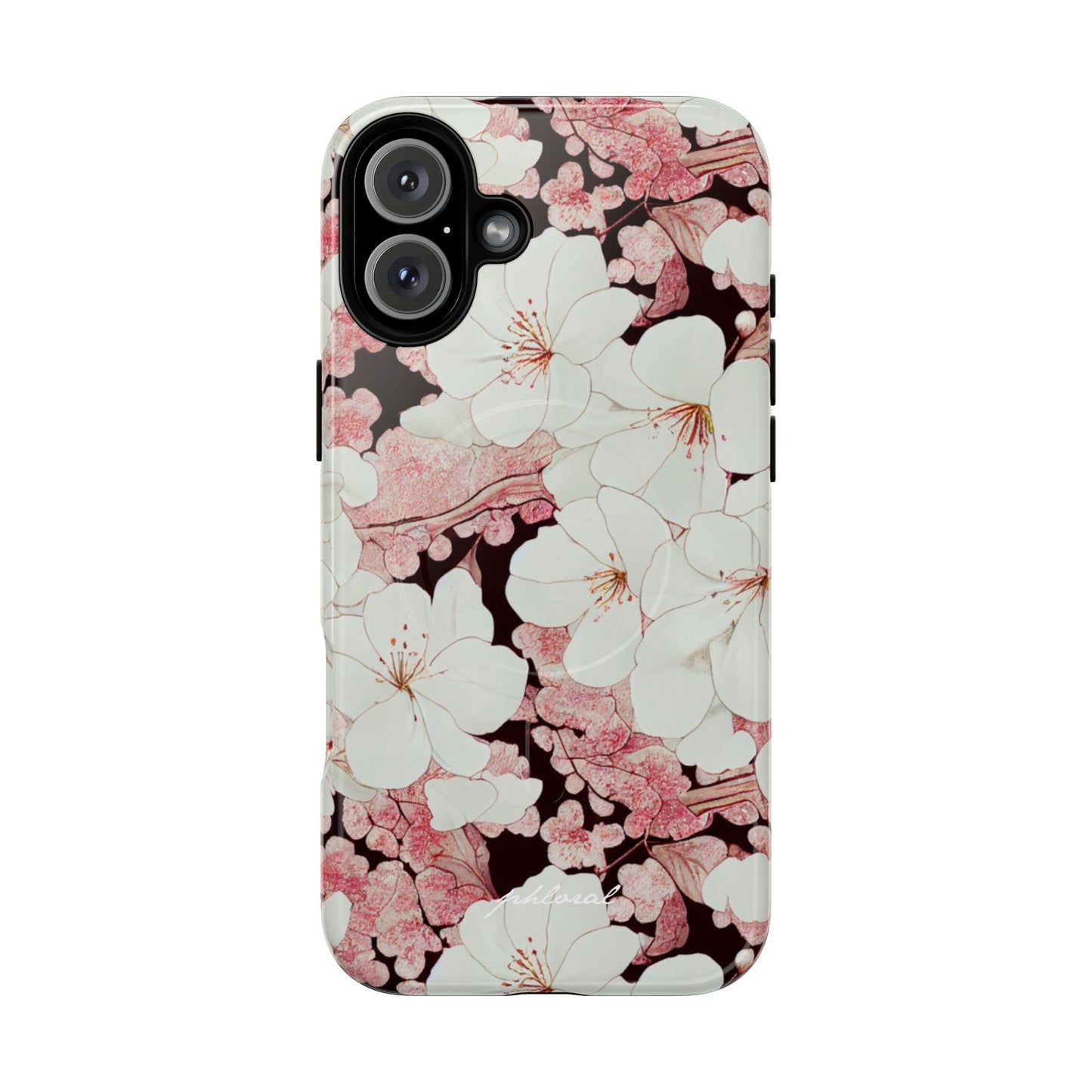 Florere MagSafe case close-up of magnetic alignment for MagSafe