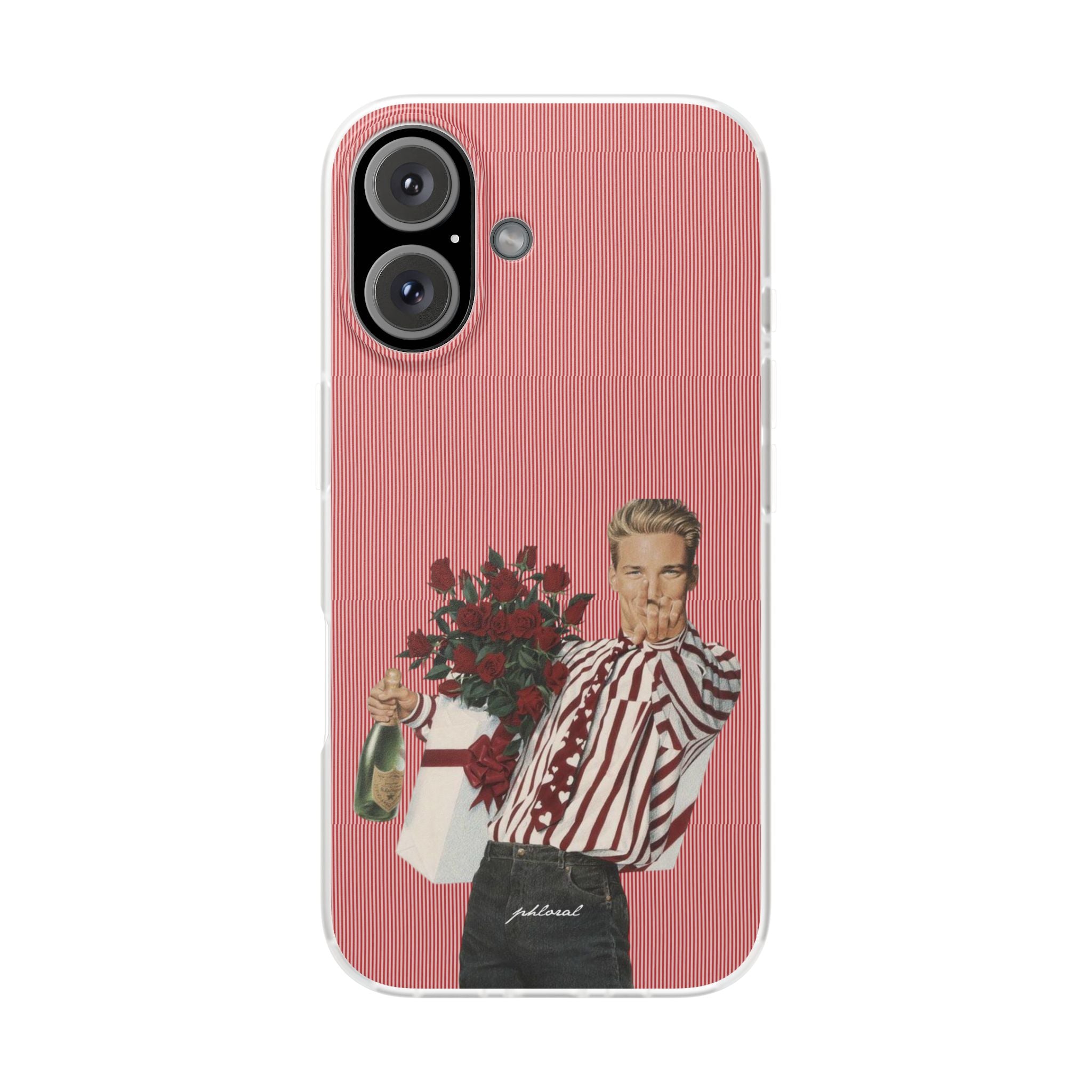 Flat lay of Heartthrob with phone and everyday items