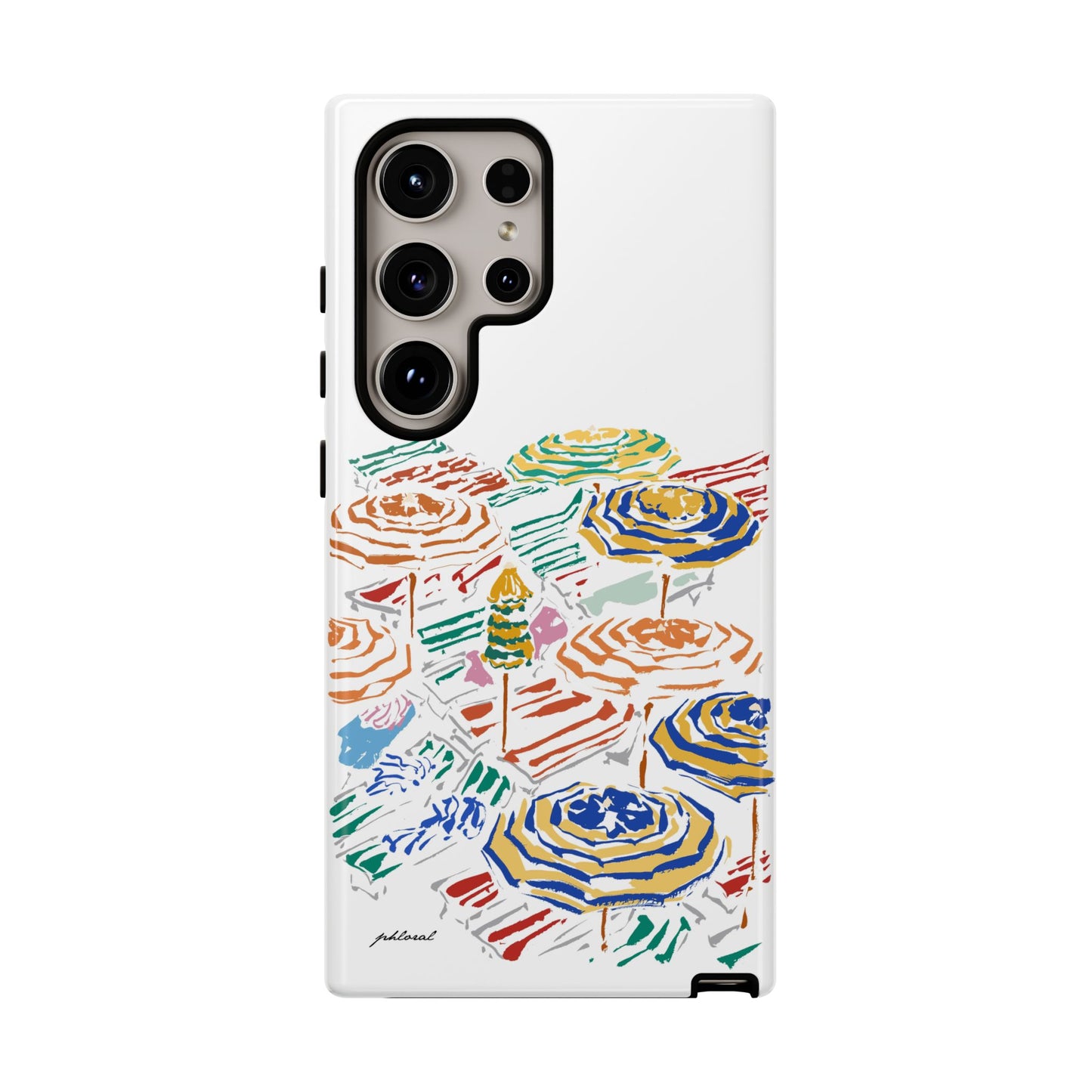 Coastal Carousel phone case beach-inspired design