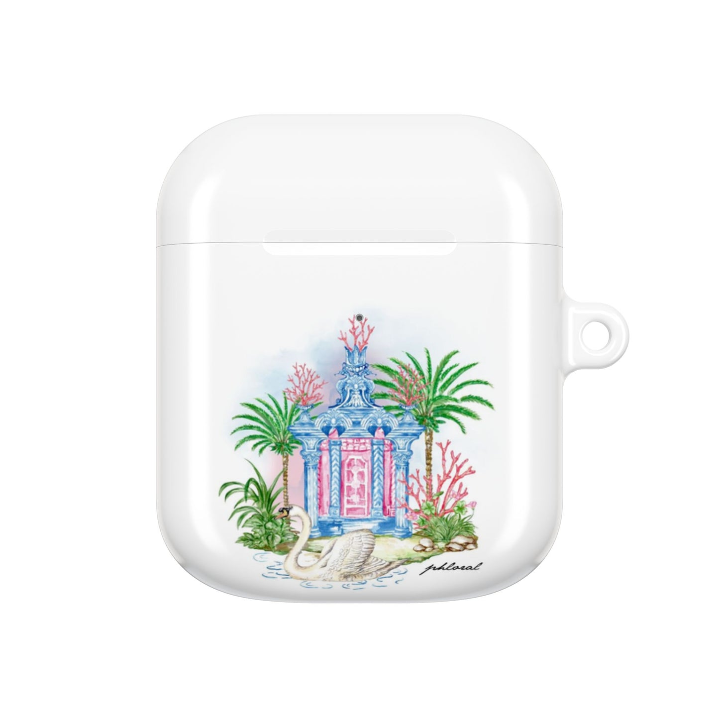 swan pavilion AirPods case minimalist look