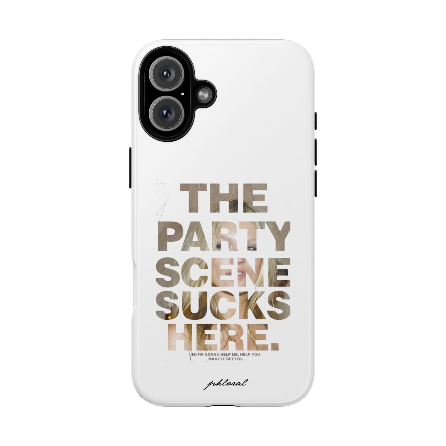 "the party sucks here"