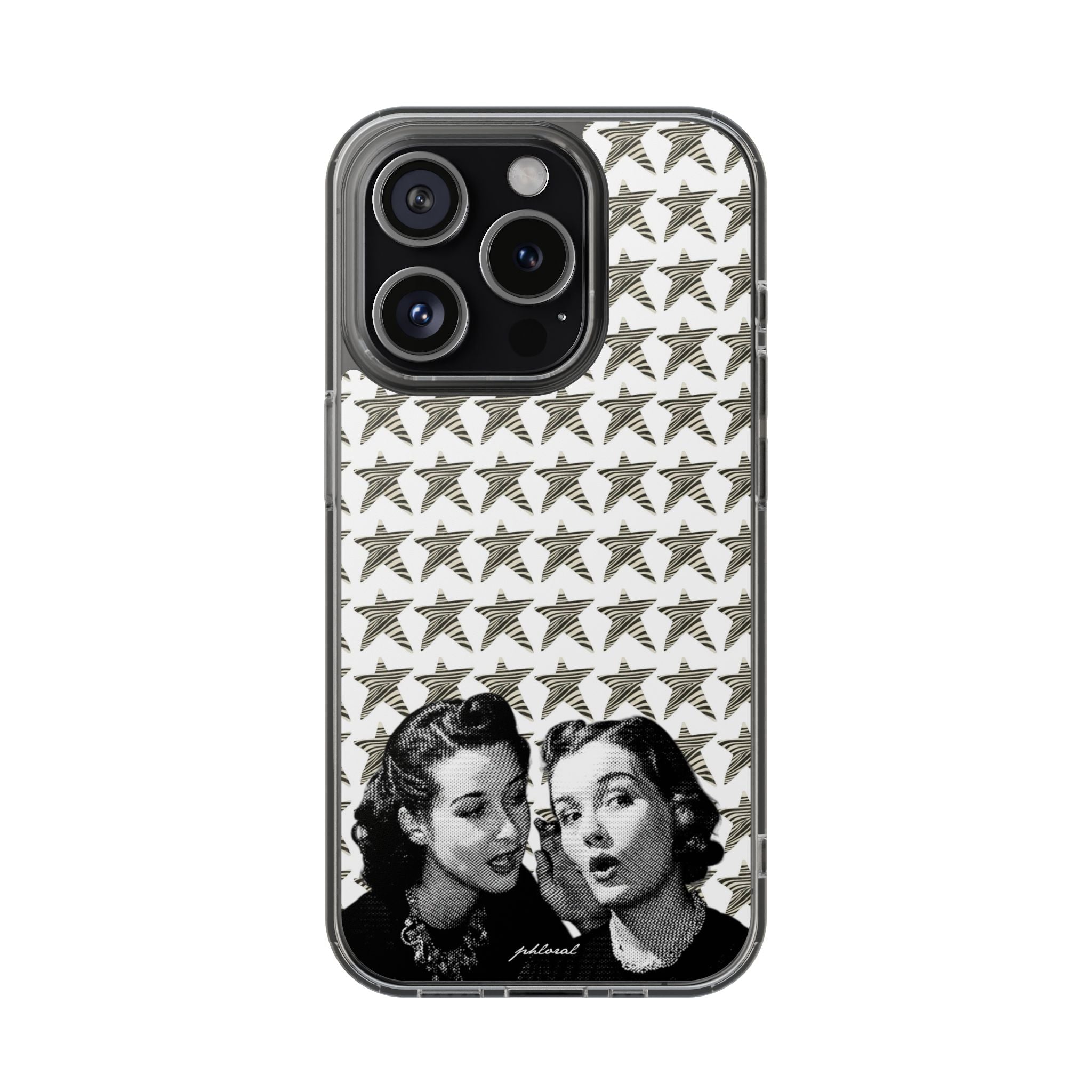 Back of Statstruck shockproof iPhone case in black