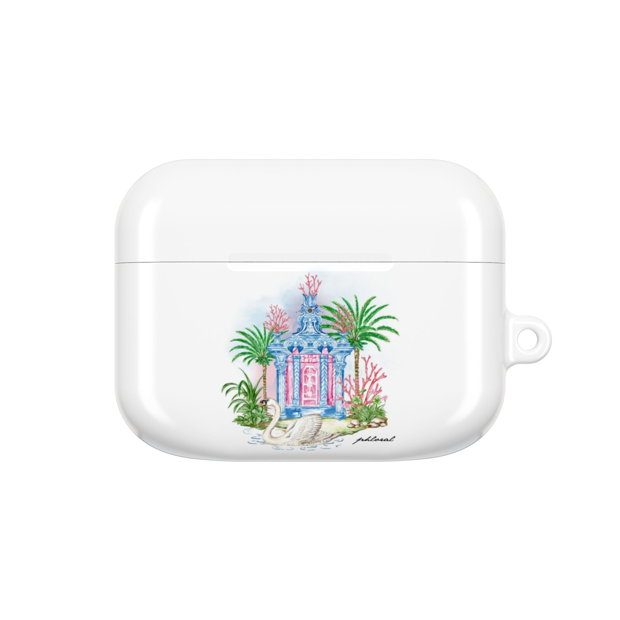 swan pavilion AirPods case minimalist look