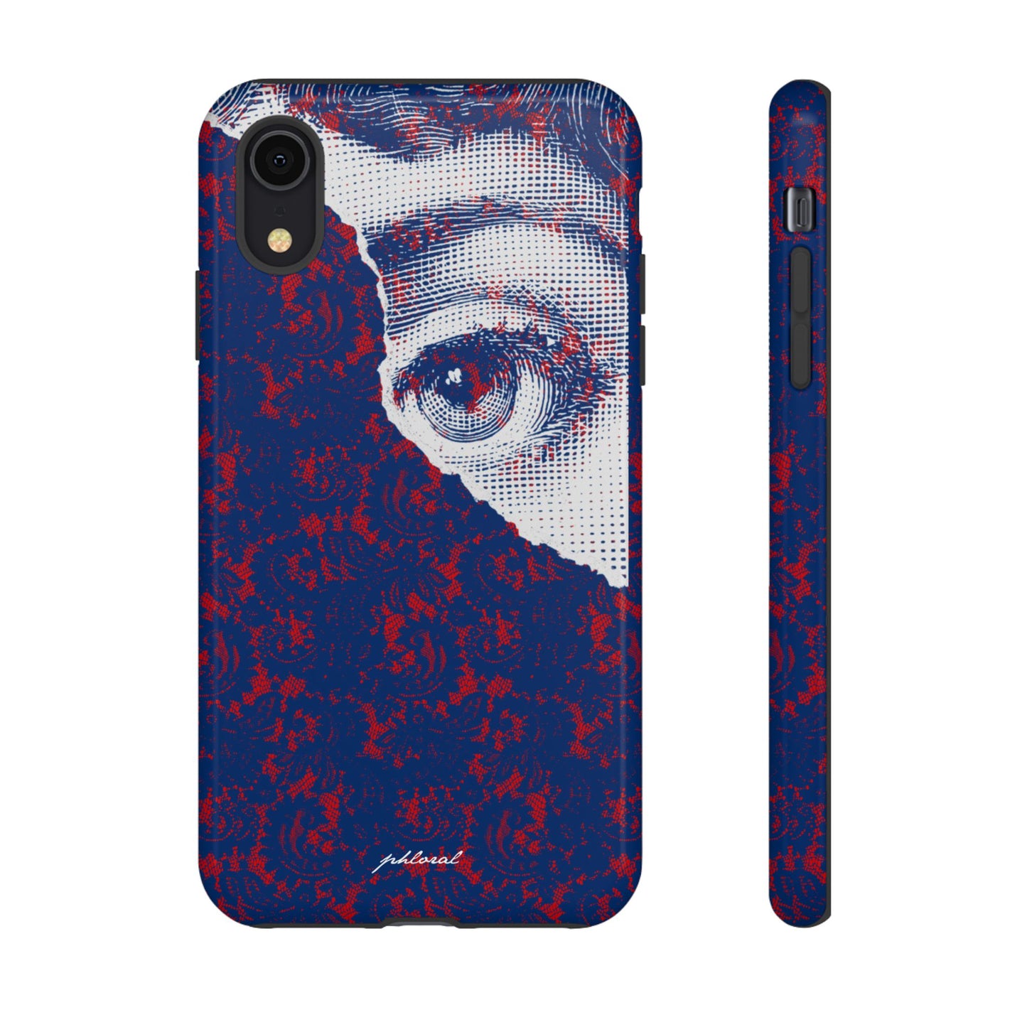 Laced Eye phonecase on smartphone