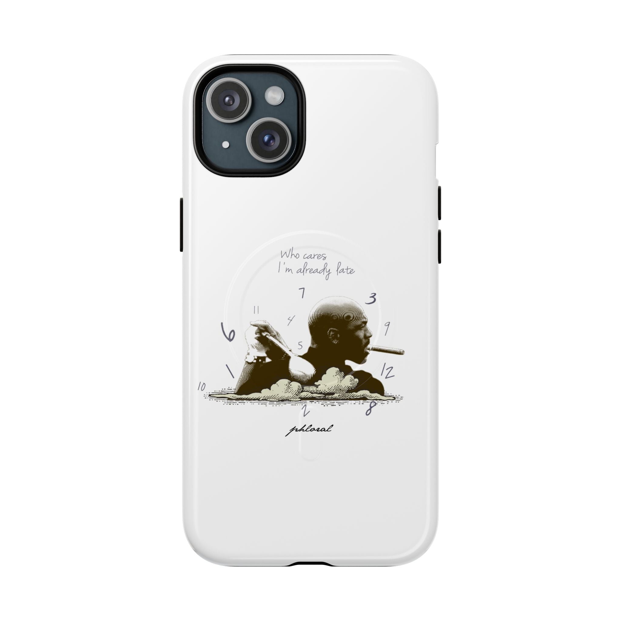 Timeless Rebellion MagSafe iPhone case slim side profile