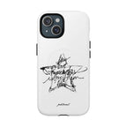 Florere MagSafe iPhone case on a wooden table with accessories